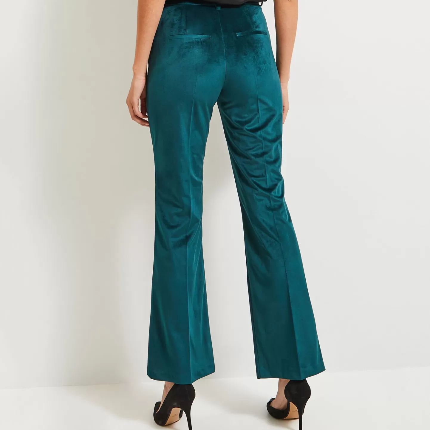 Grain de Malice Pantalon Droit Velours Femme- Pantalons