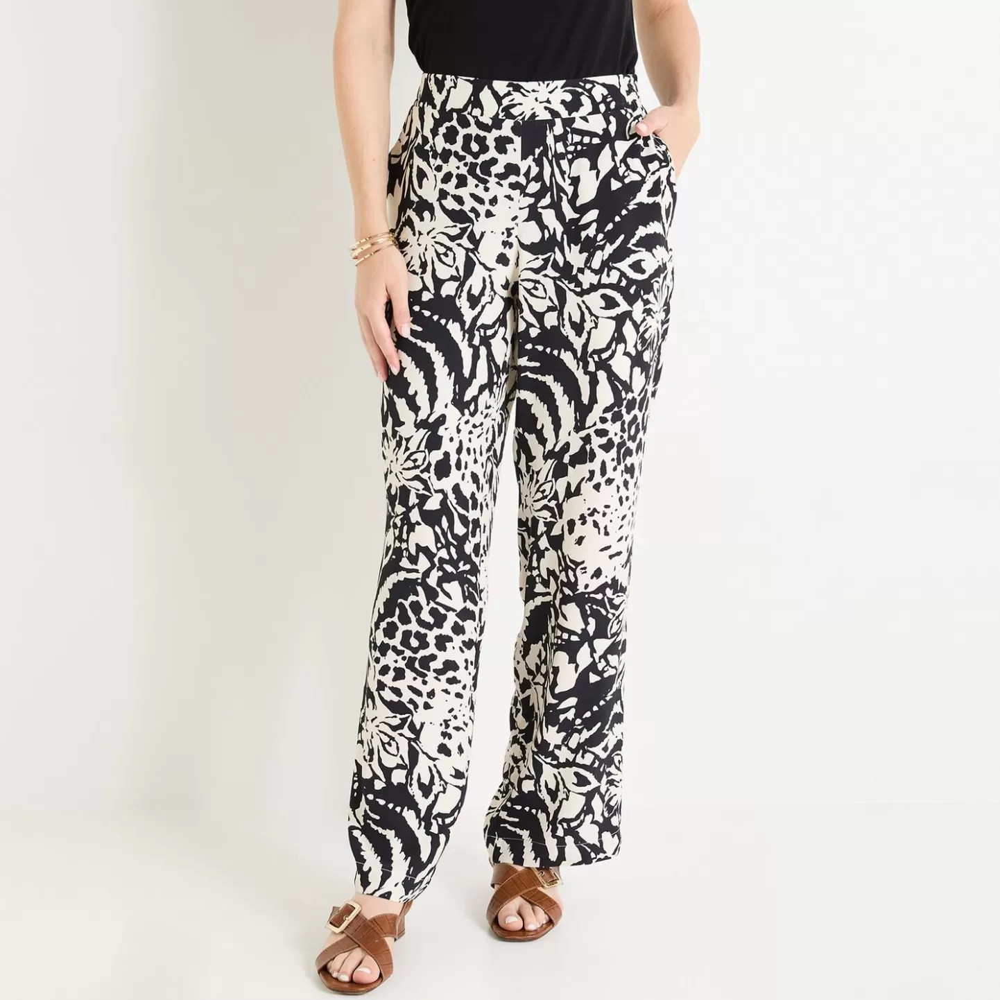 Grain de Malice Pantalon élastique Femme- Pantalons