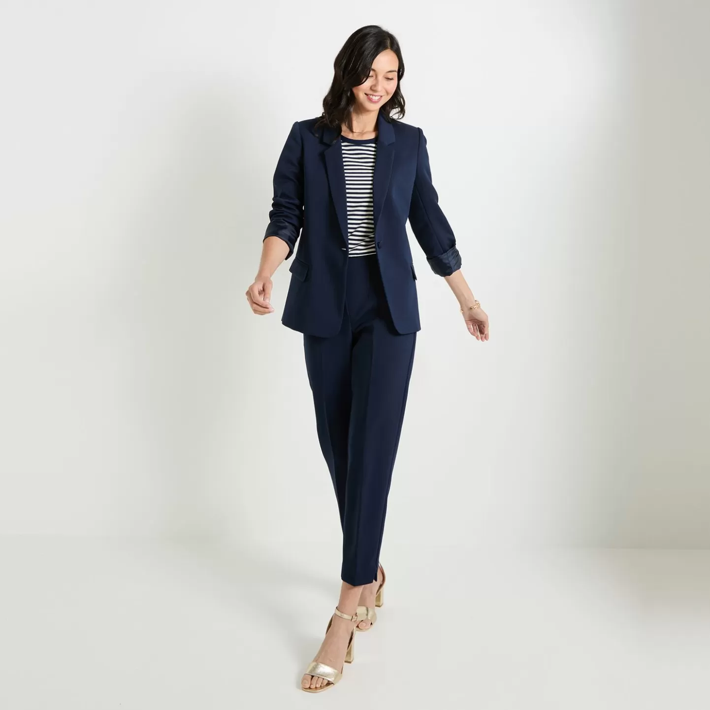 Grain de Malice Pantalon Taille Haute Femme- Pantalons