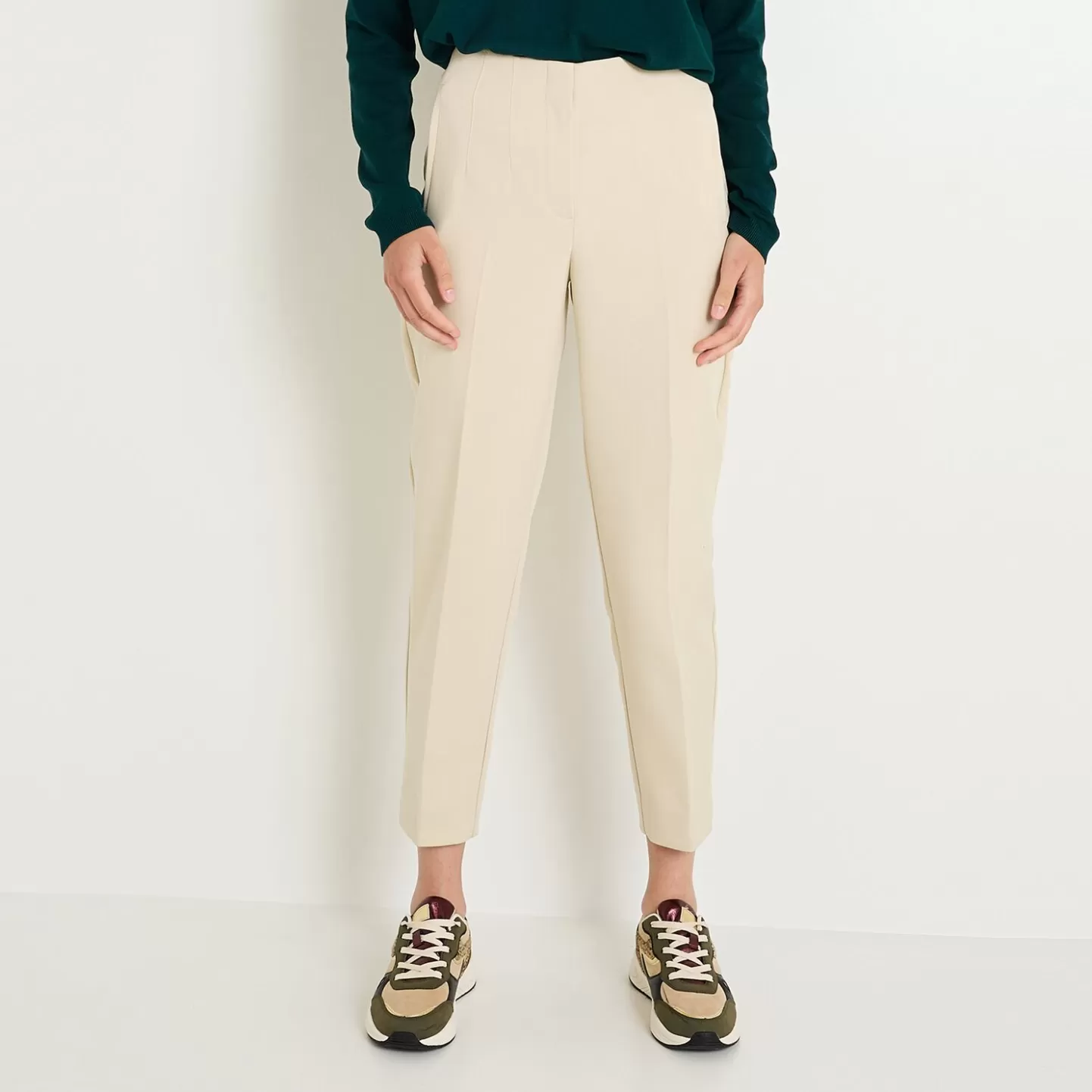 Grain de Malice Pantalon Taille Haute Femme- Pantalons