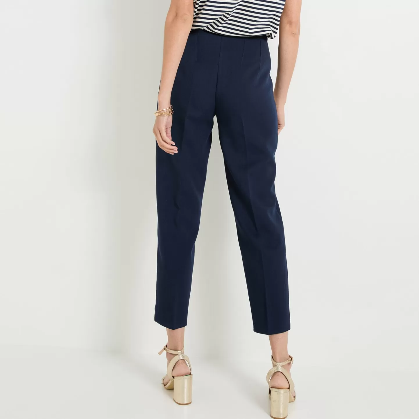 Grain de Malice Pantalon Taille Haute Femme- Pantalons
