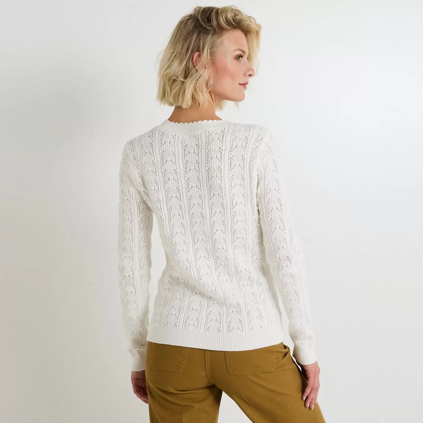Grain de Malice Pull Col Rond Femme- Pulls & Sweats
