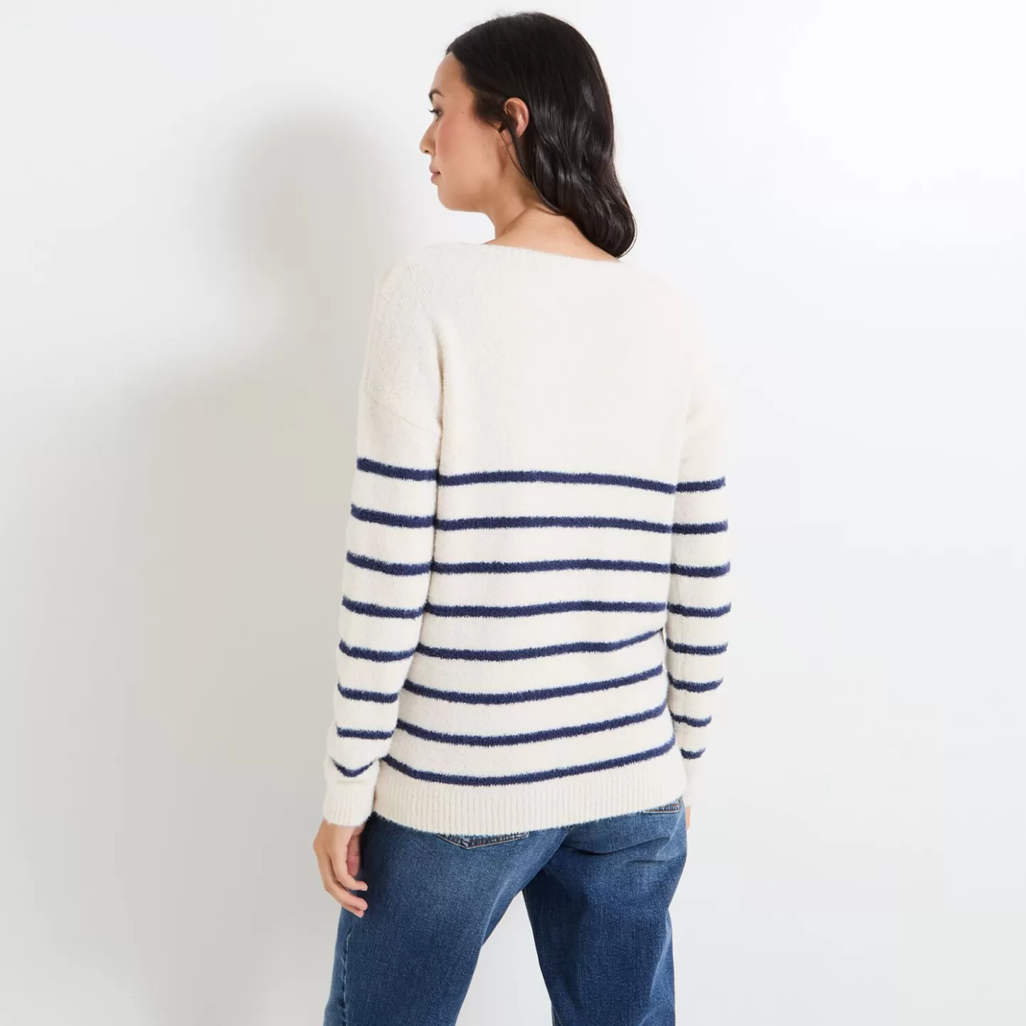 Grain de Malice Pull Col V Femme- Pulls & Sweats