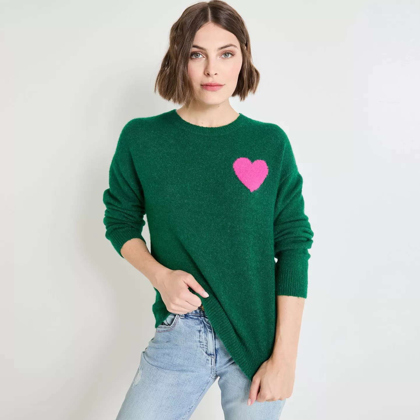 Grain de Malice Pull Manches Longues Femme- Pulls & Sweats