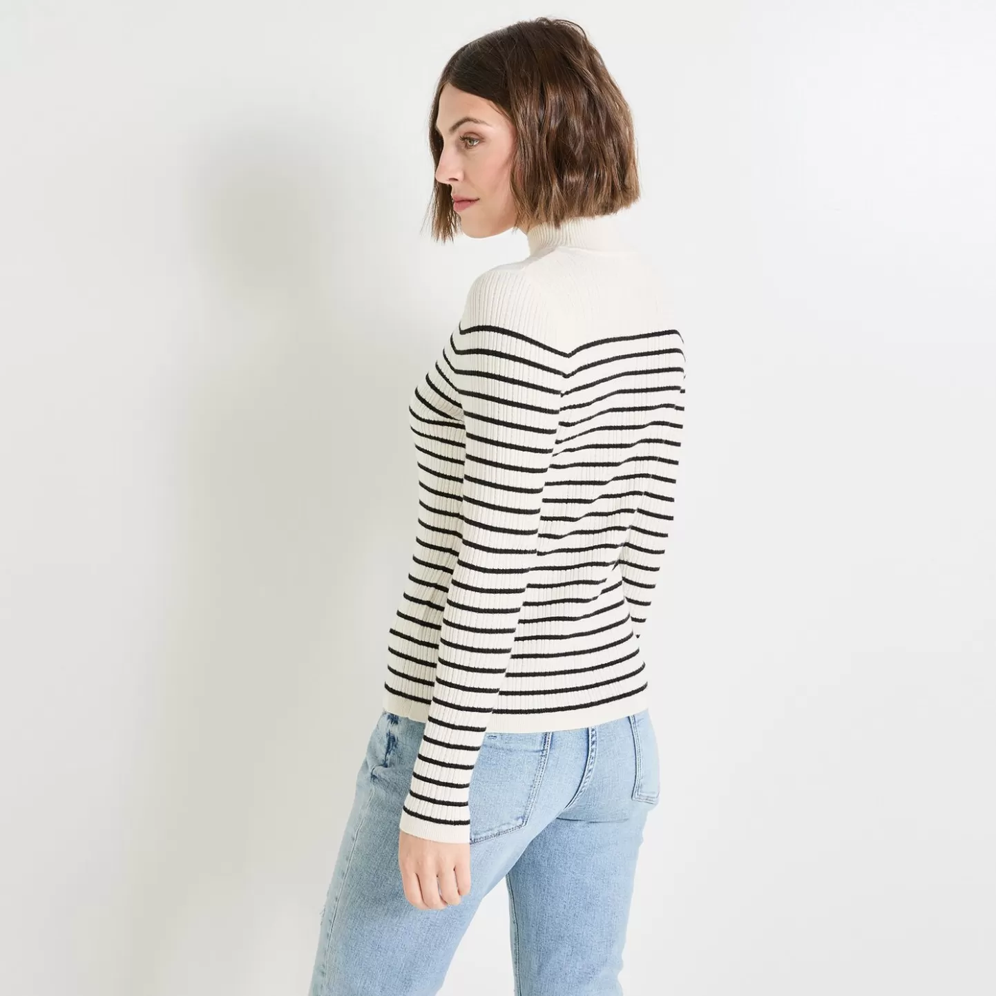 Grain de Malice Pull Manches Longues Femme- Pulls & Sweats
