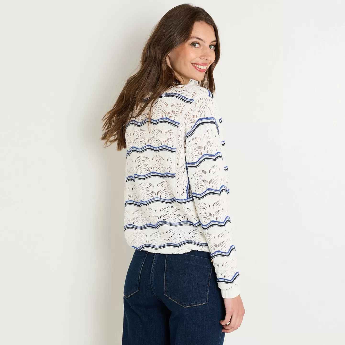 Grain de Malice Pull Manches Longues Femme- Pulls & Sweats