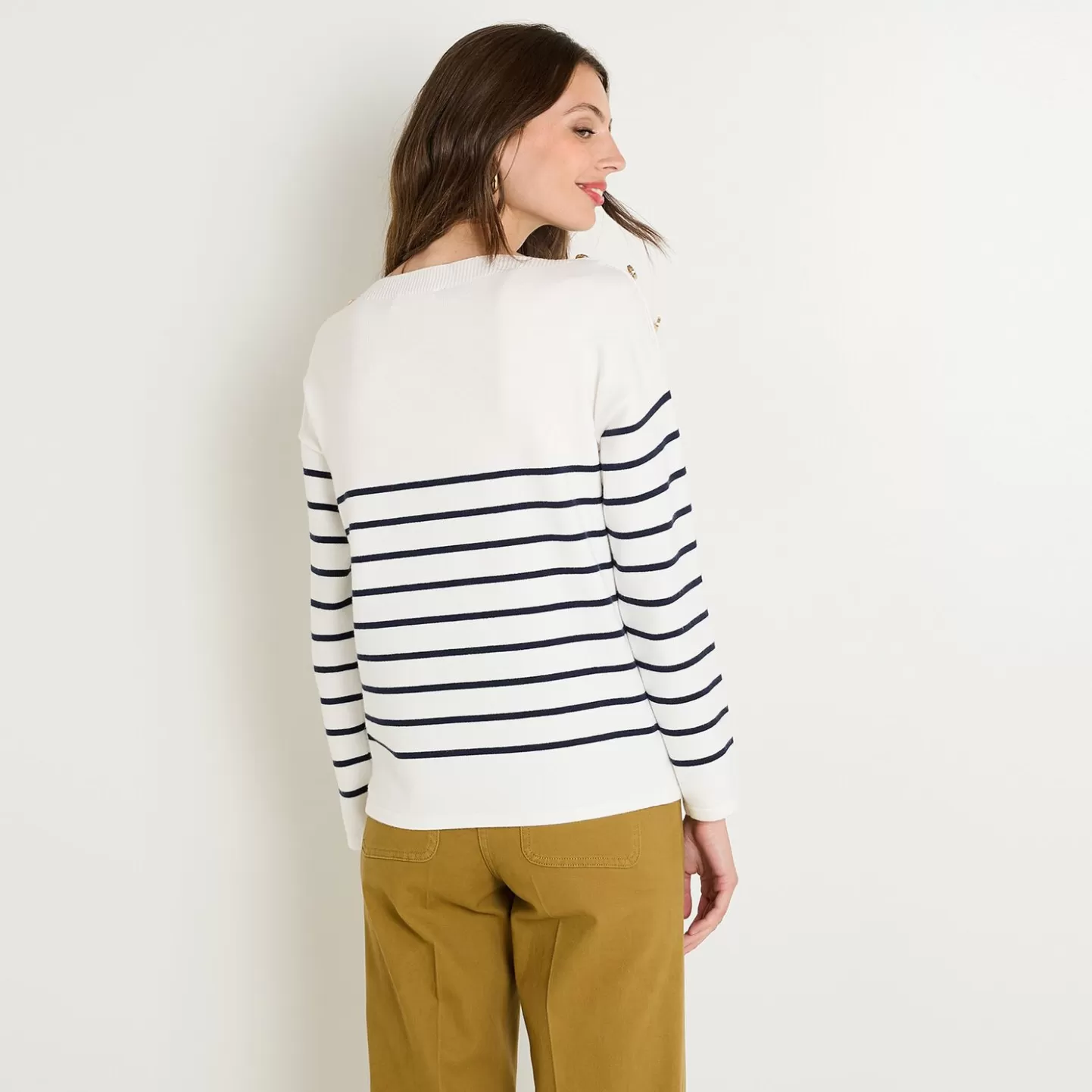 Grain de Malice Pull Manches Longues Femme- Pulls & Sweats