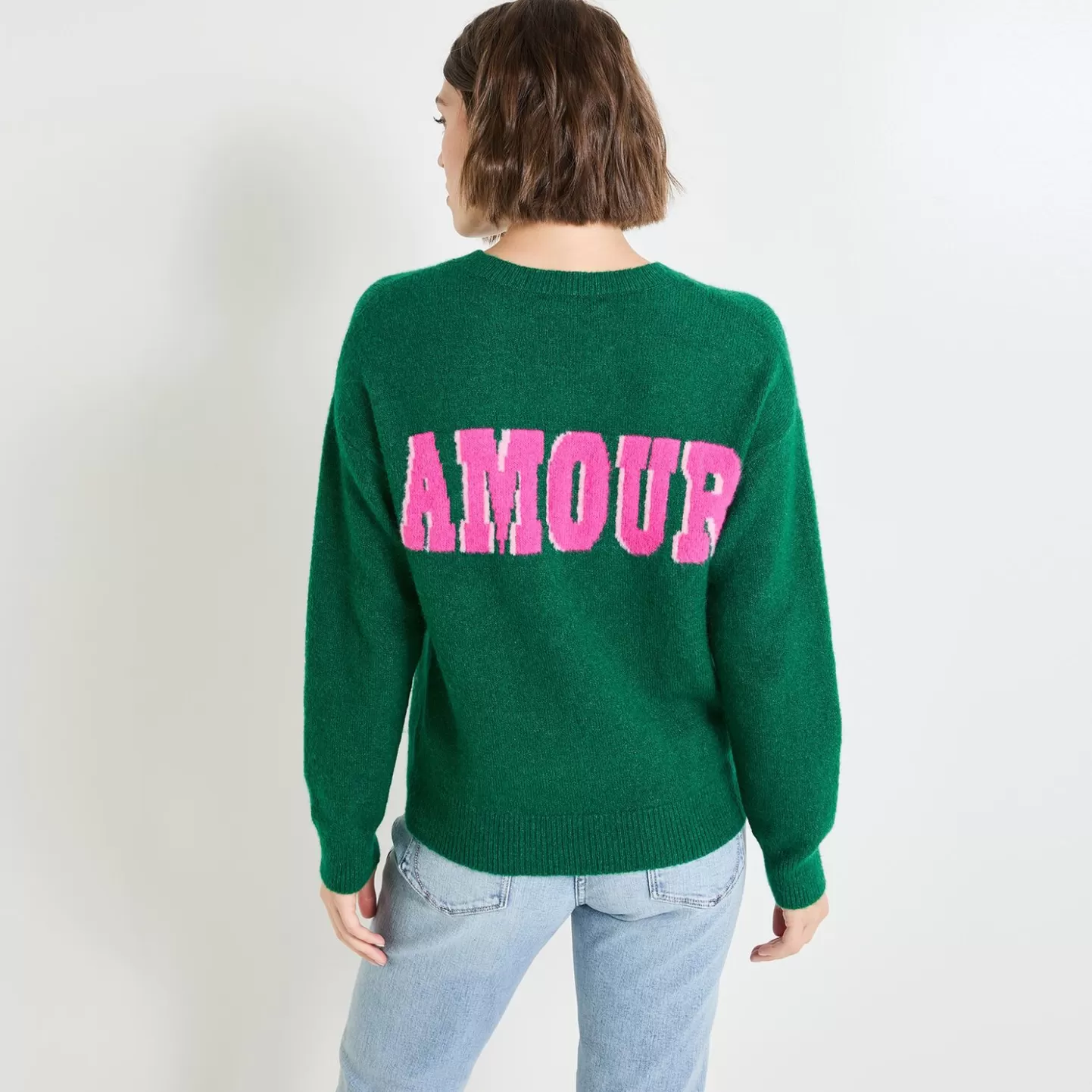 Grain de Malice Pull Manches Longues Femme- Pulls & Sweats
