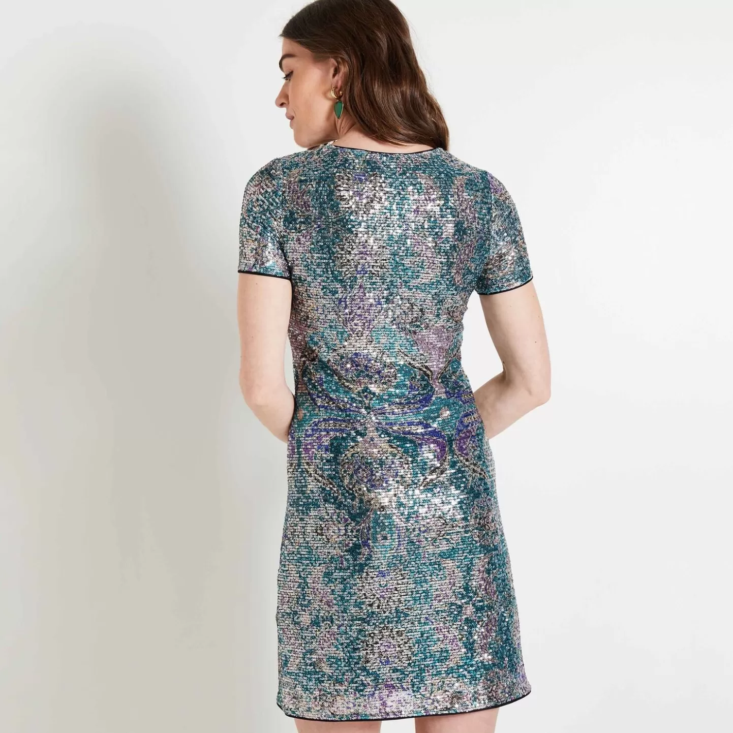 Grain de Malice Robe à Sequins Femme- Robes