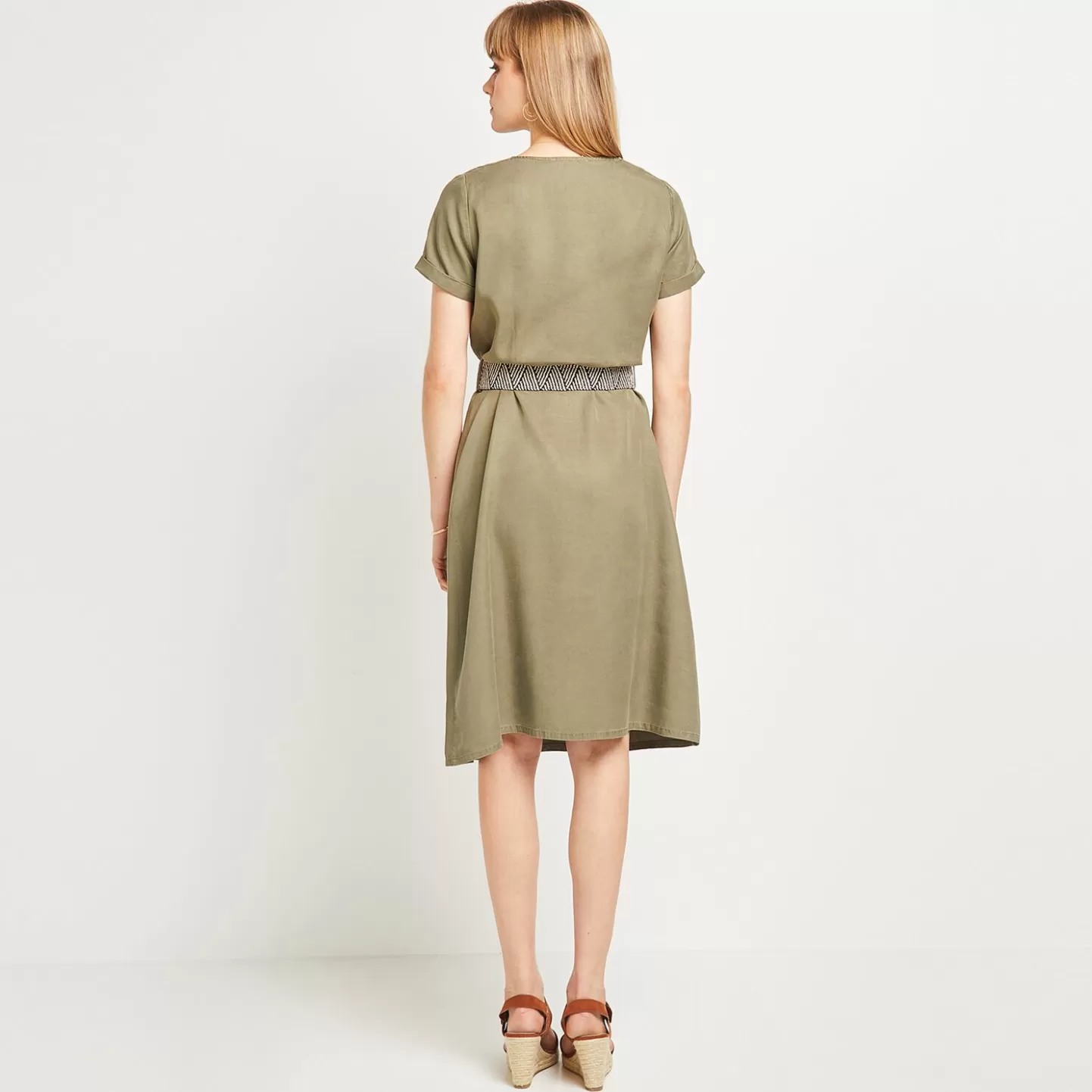 Grain de Malice Robe Ceinturée Femme- Robes