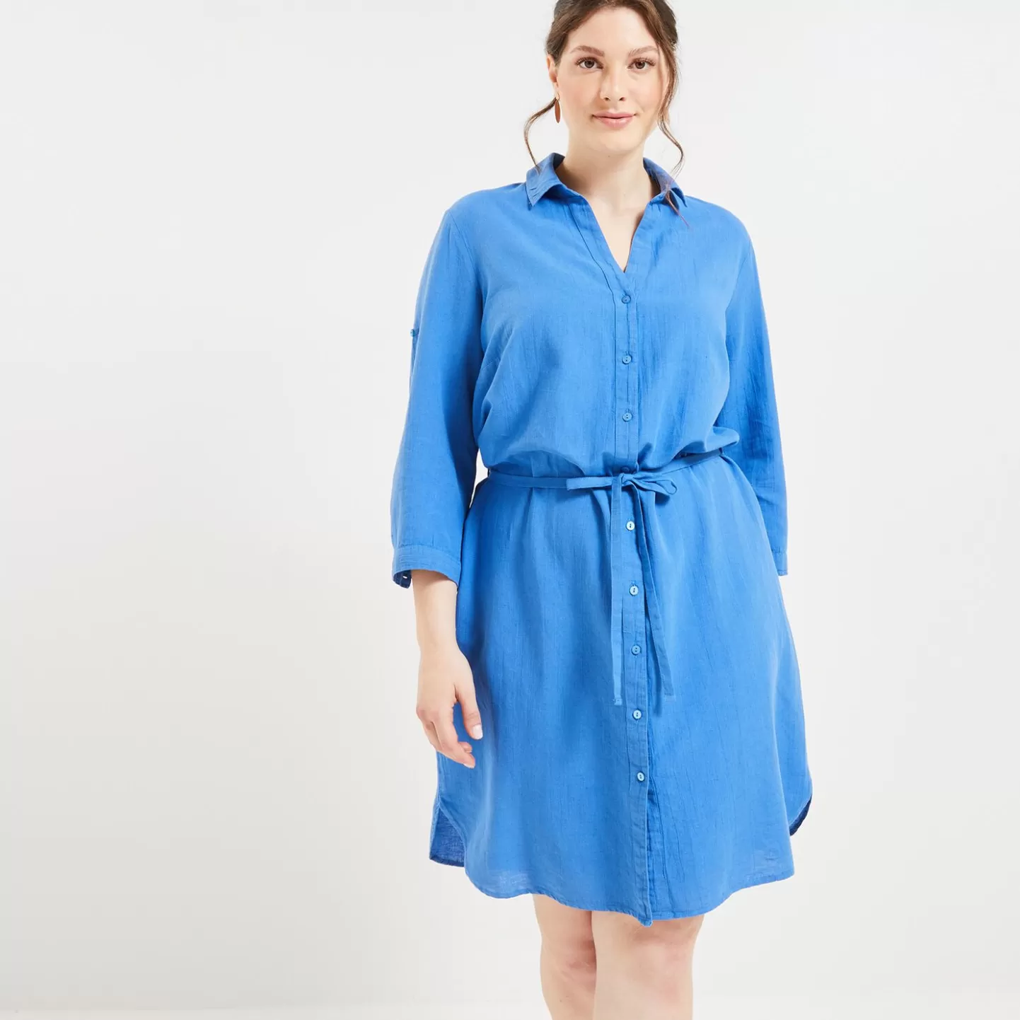 Grain de Malice Robe Chemise Femme- Robes | Chemisiers & Blouses