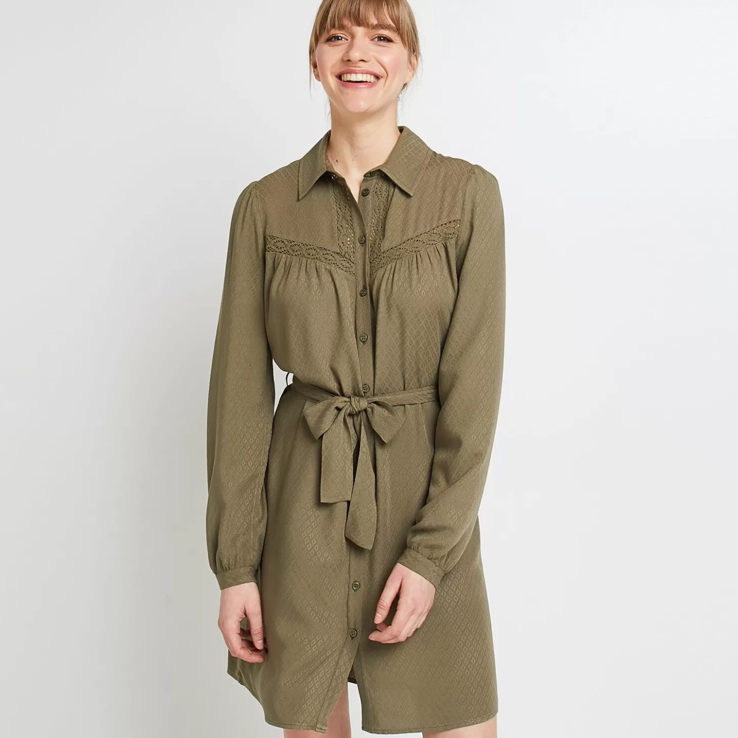 Grain de Malice Robe Chemise Femme- Robes | Chemisiers & Blouses