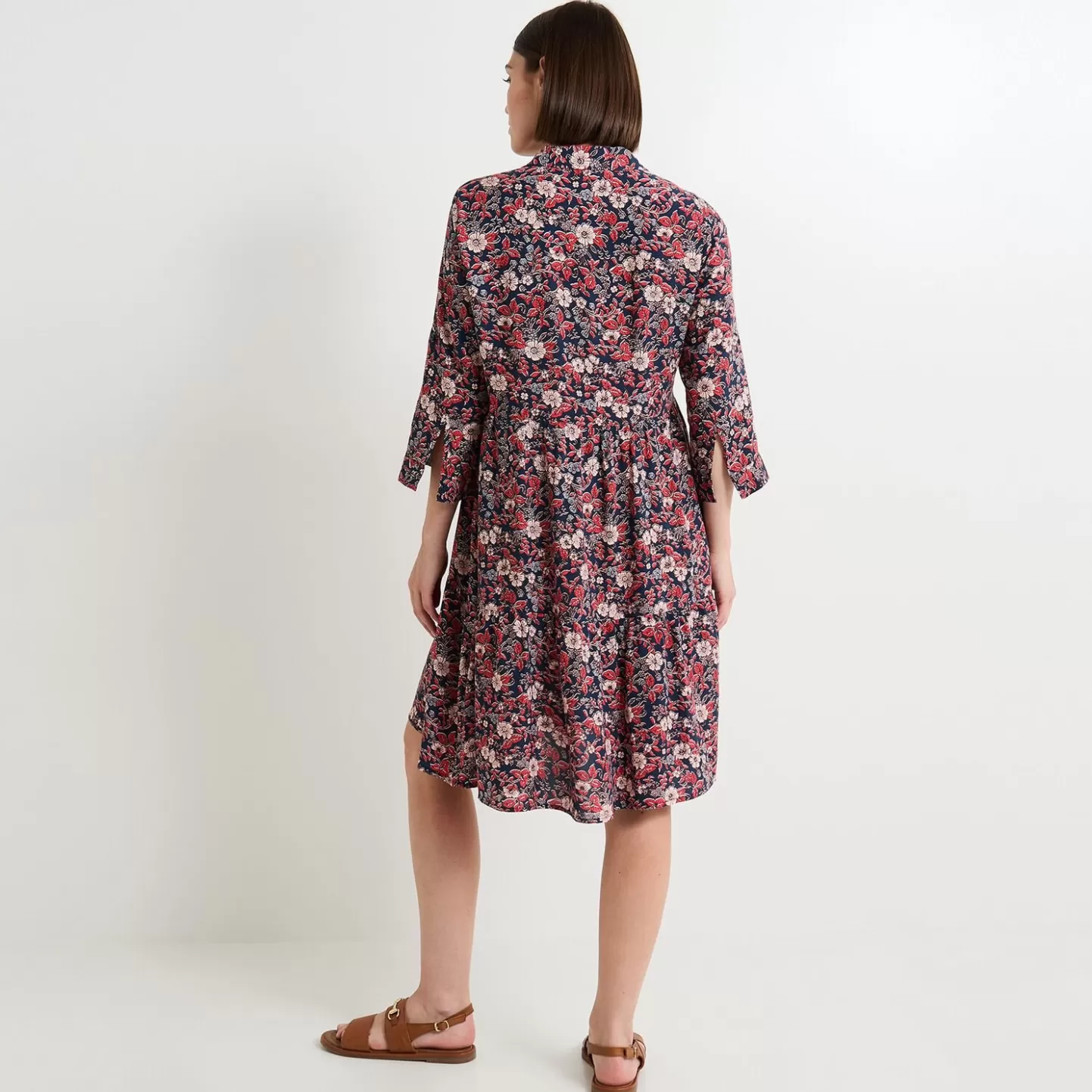 Grain de Malice Robe Col Chemise Femme- Robes