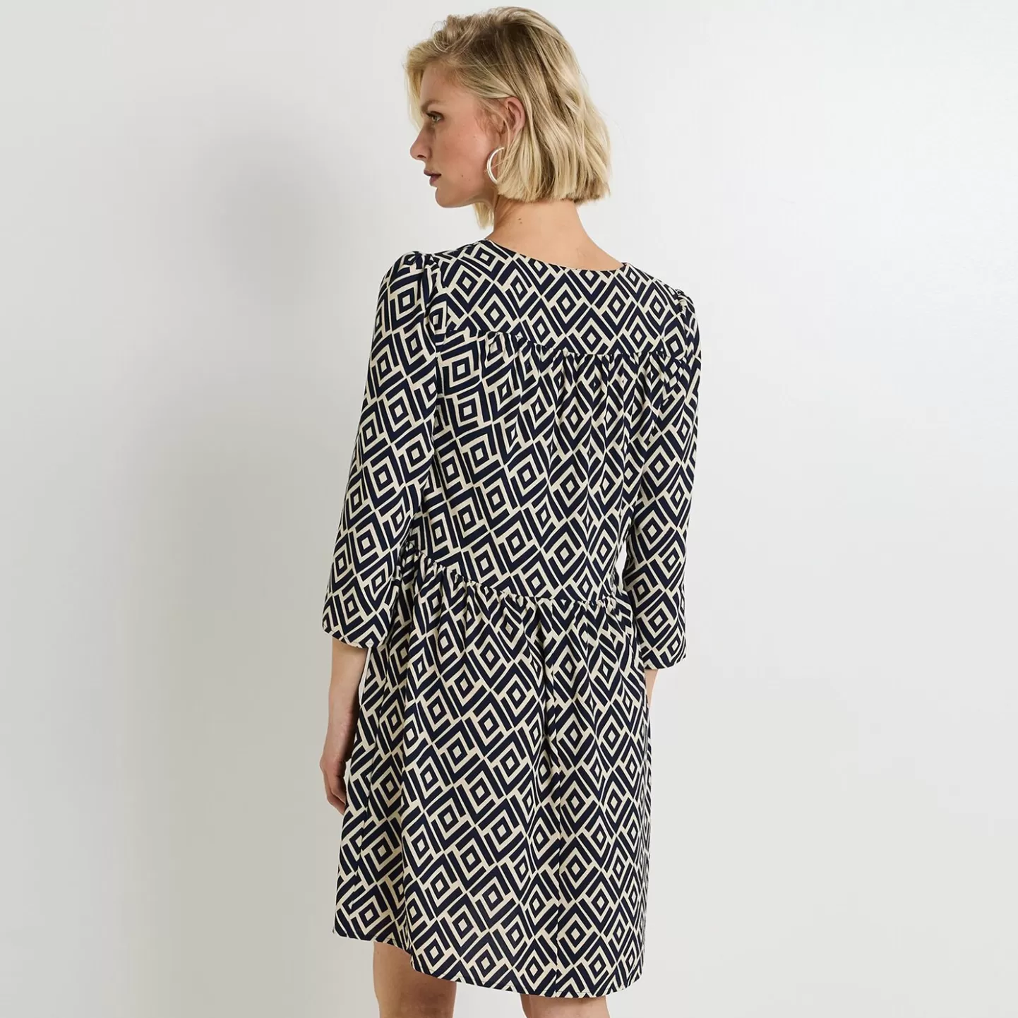 Grain de Malice Robe Col V Femme- Robes