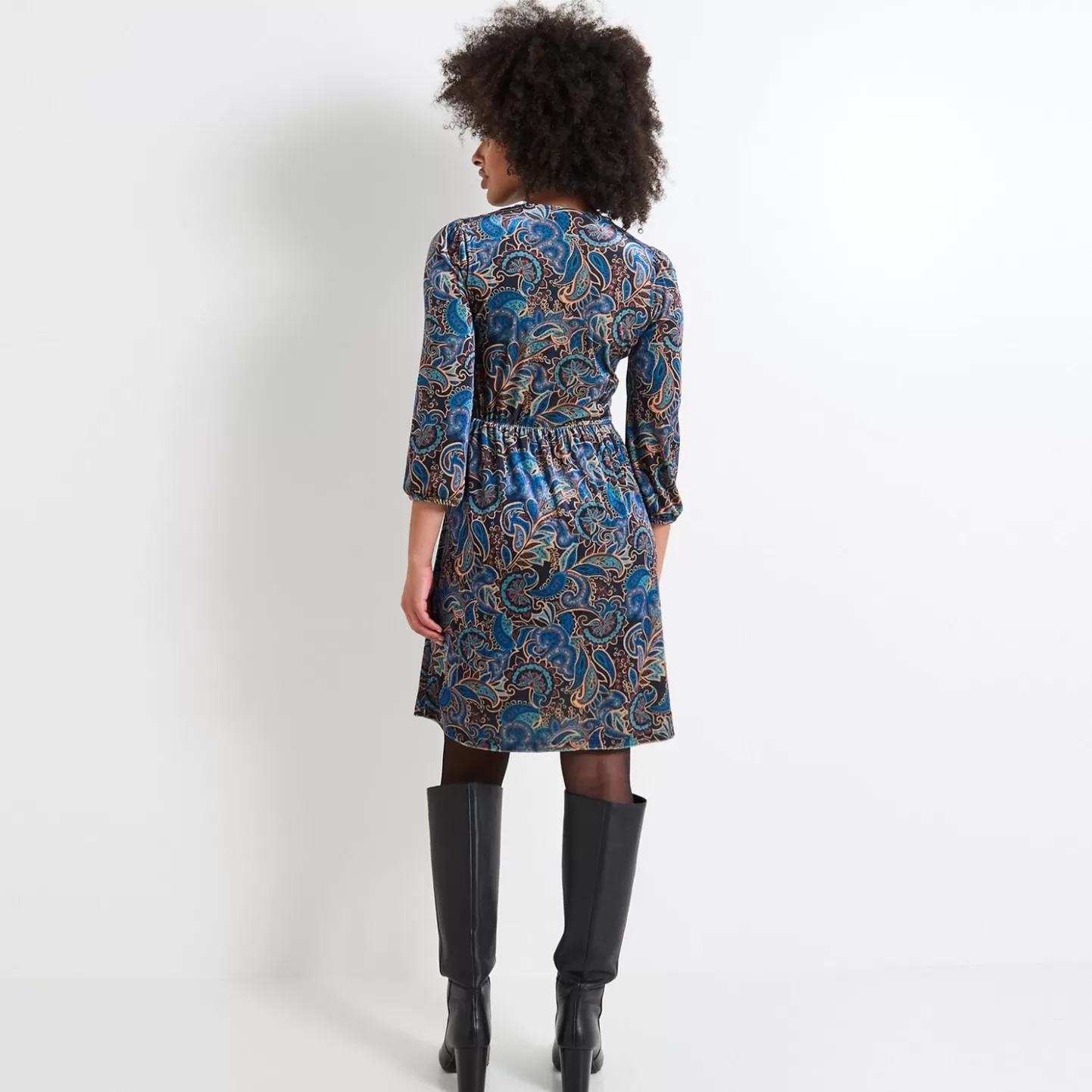 Grain de Malice Robe Col V Femme- Robes