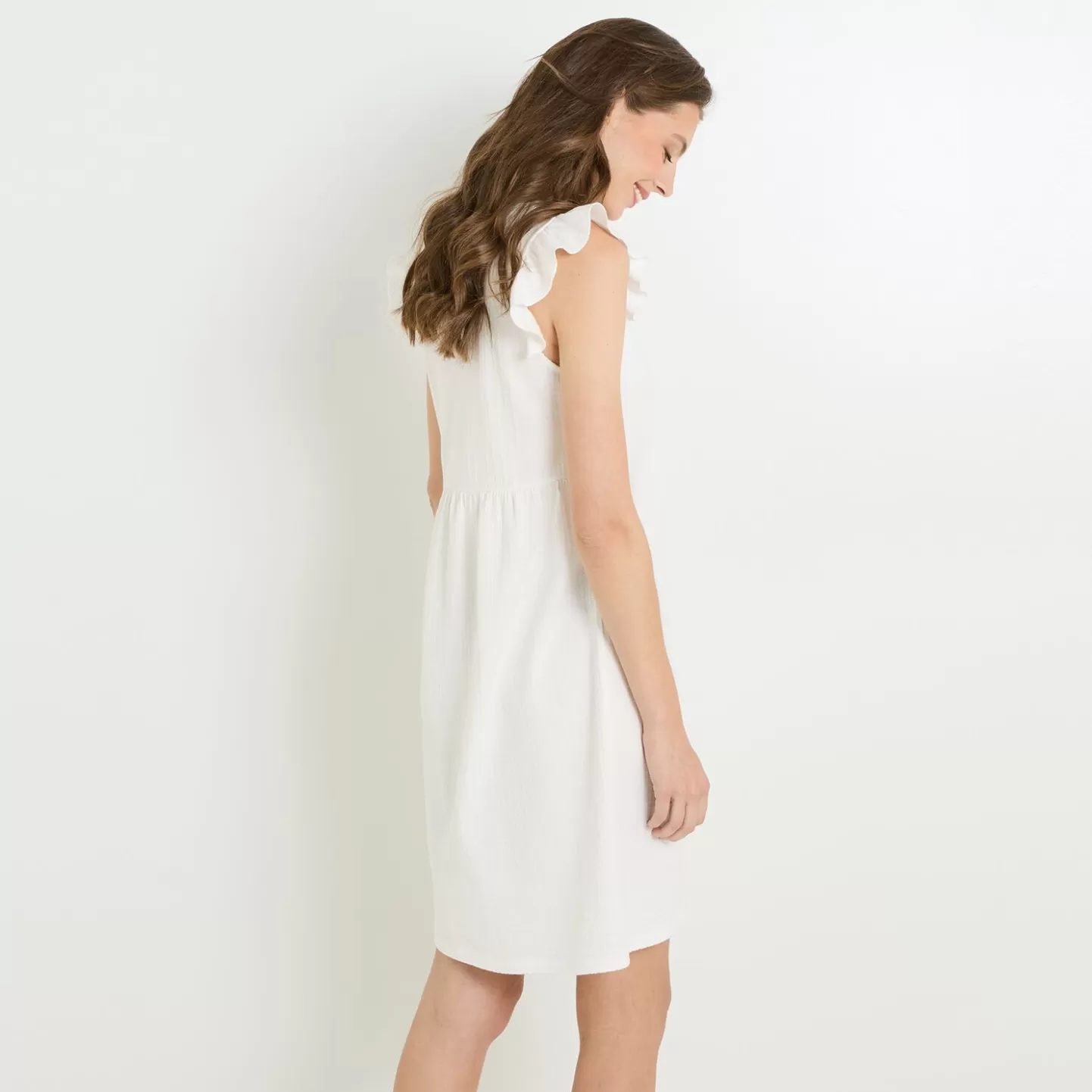 Grain de Malice Robe Col V Femme- Robes
