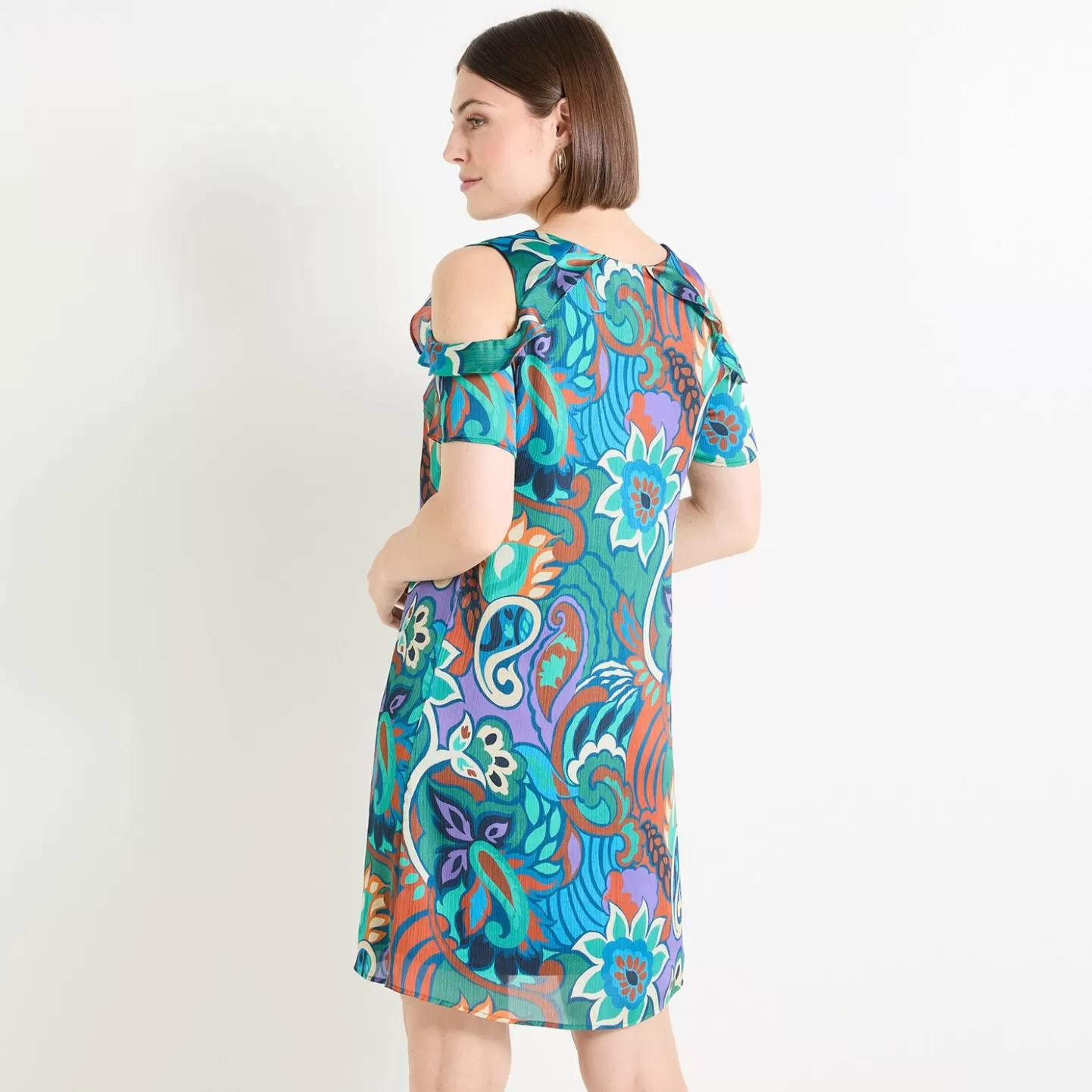 Grain de Malice Robe Col V Femme- Robes