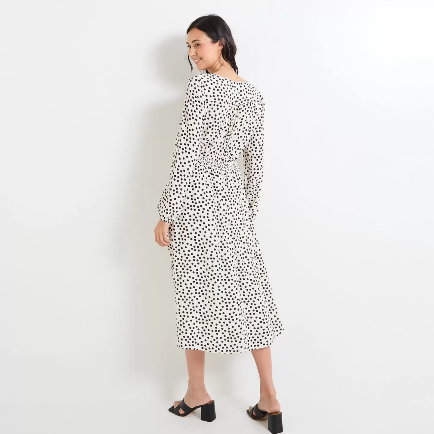 Grain de Malice Robe Col V Manches Femme- Robes