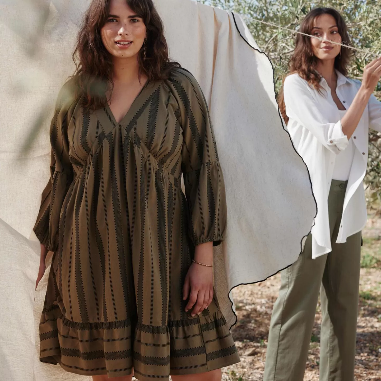 Grain de Malice Robe Courte Femme- Robes
