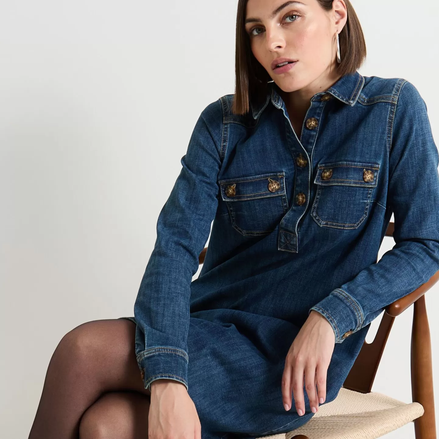 Grain de Malice Robe En Jean Femme- Jeans | Robes