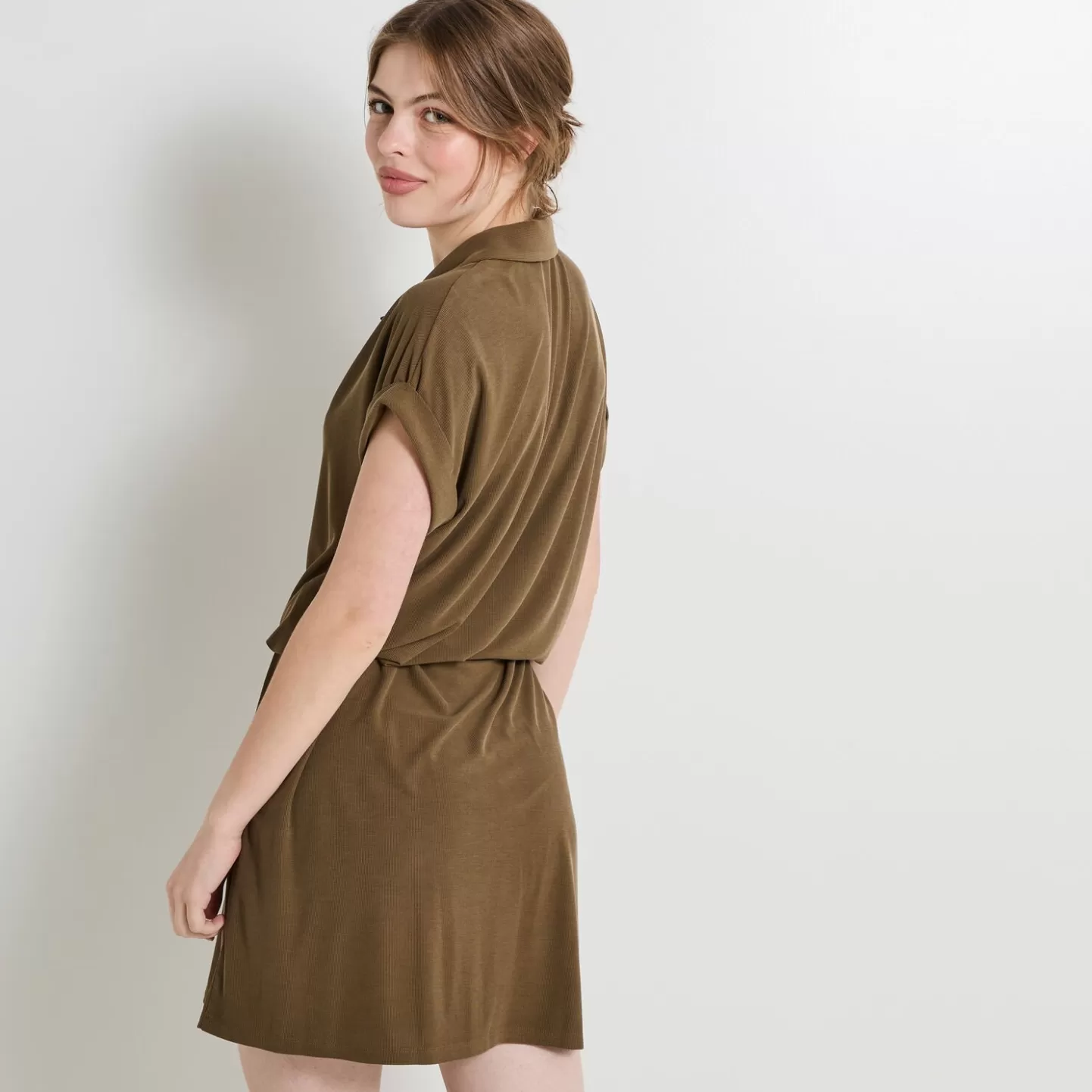 Grain de Malice Robe En Maille Femme- Robes