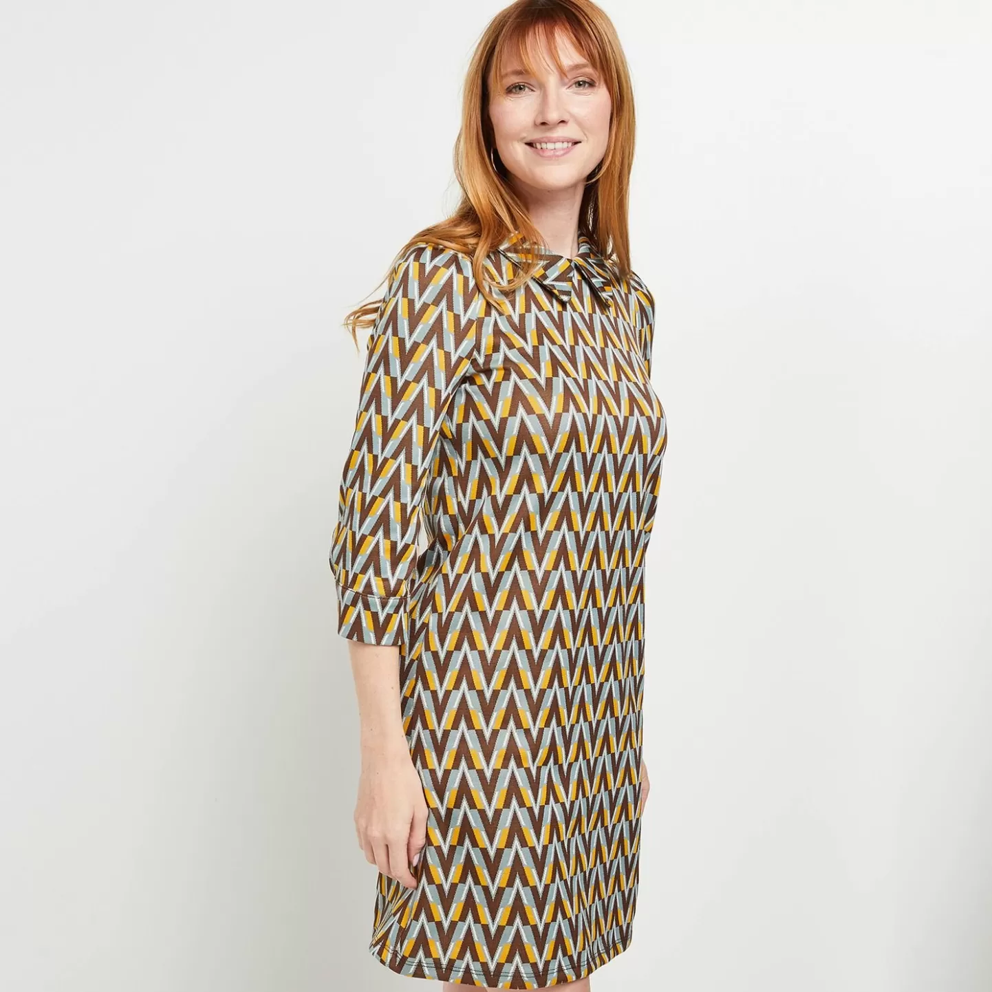 Grain de Malice Robe En Maille Jacquard- Robes