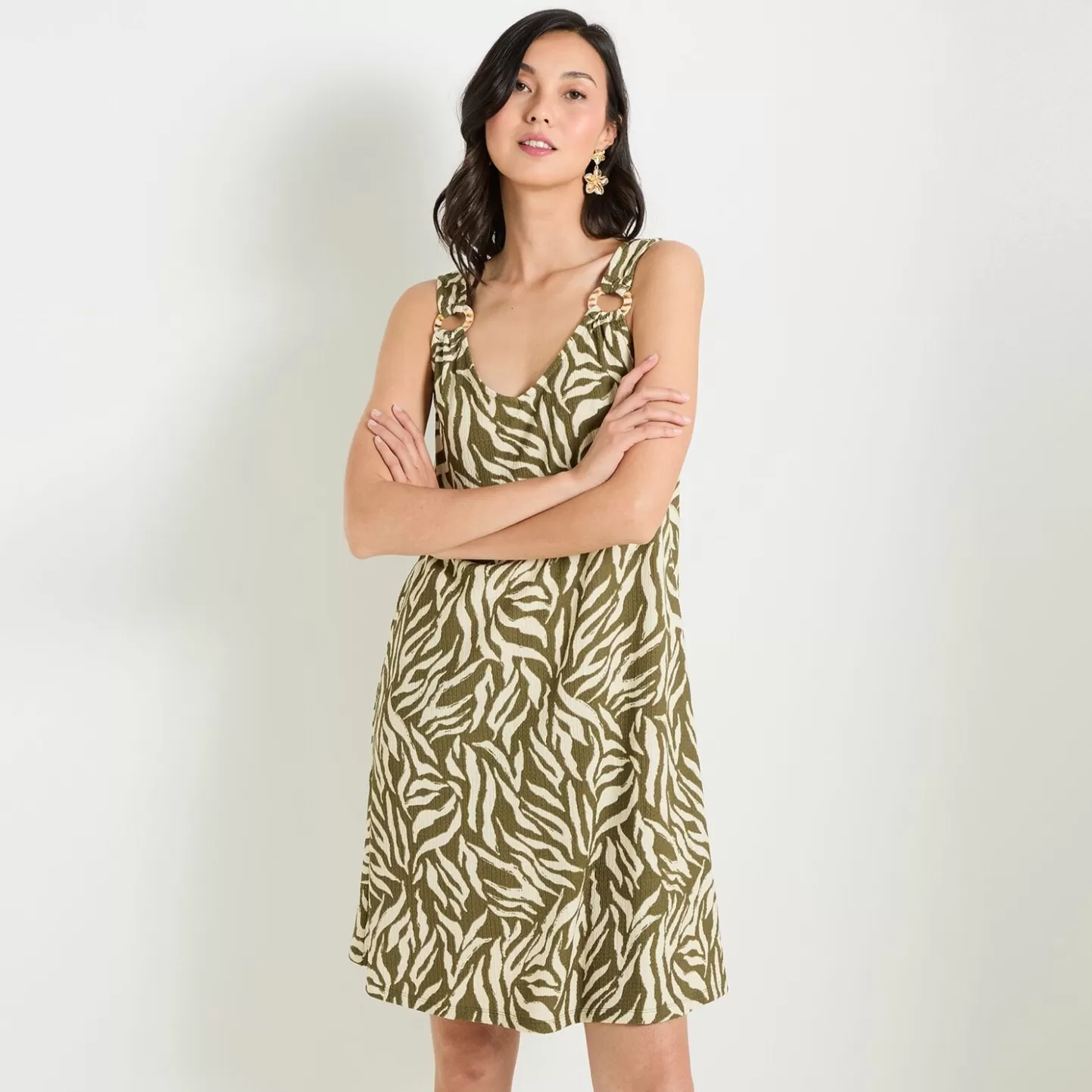 Grain de Malice Robe Imprimée Femme- Robes