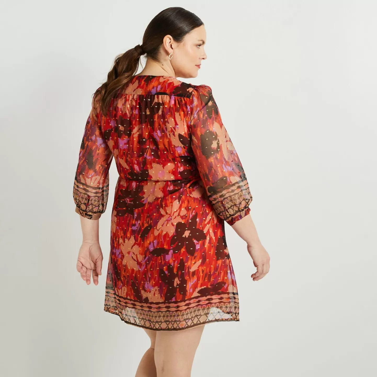 Grain de Malice Robe Imprimée Femme- Robes