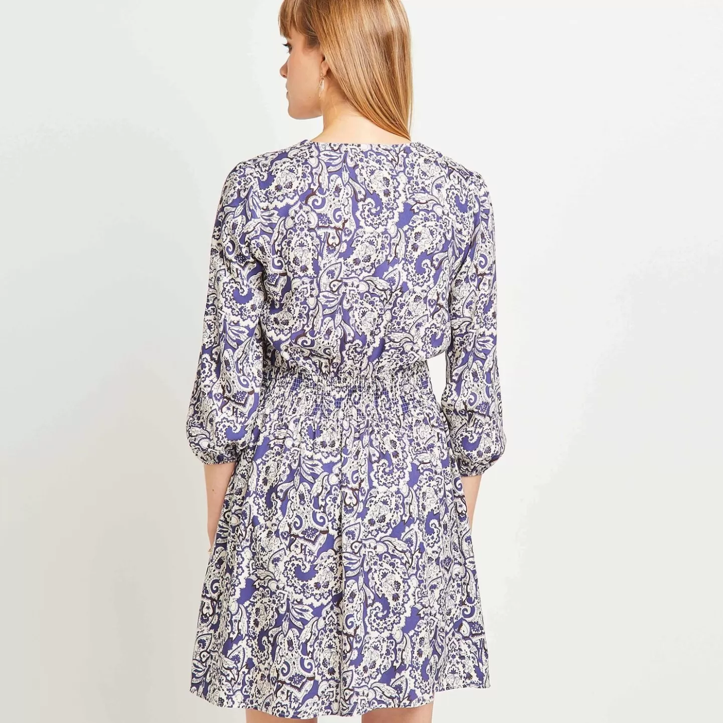 Grain de Malice Robe Imprimée Mi-longue Femme- Robes