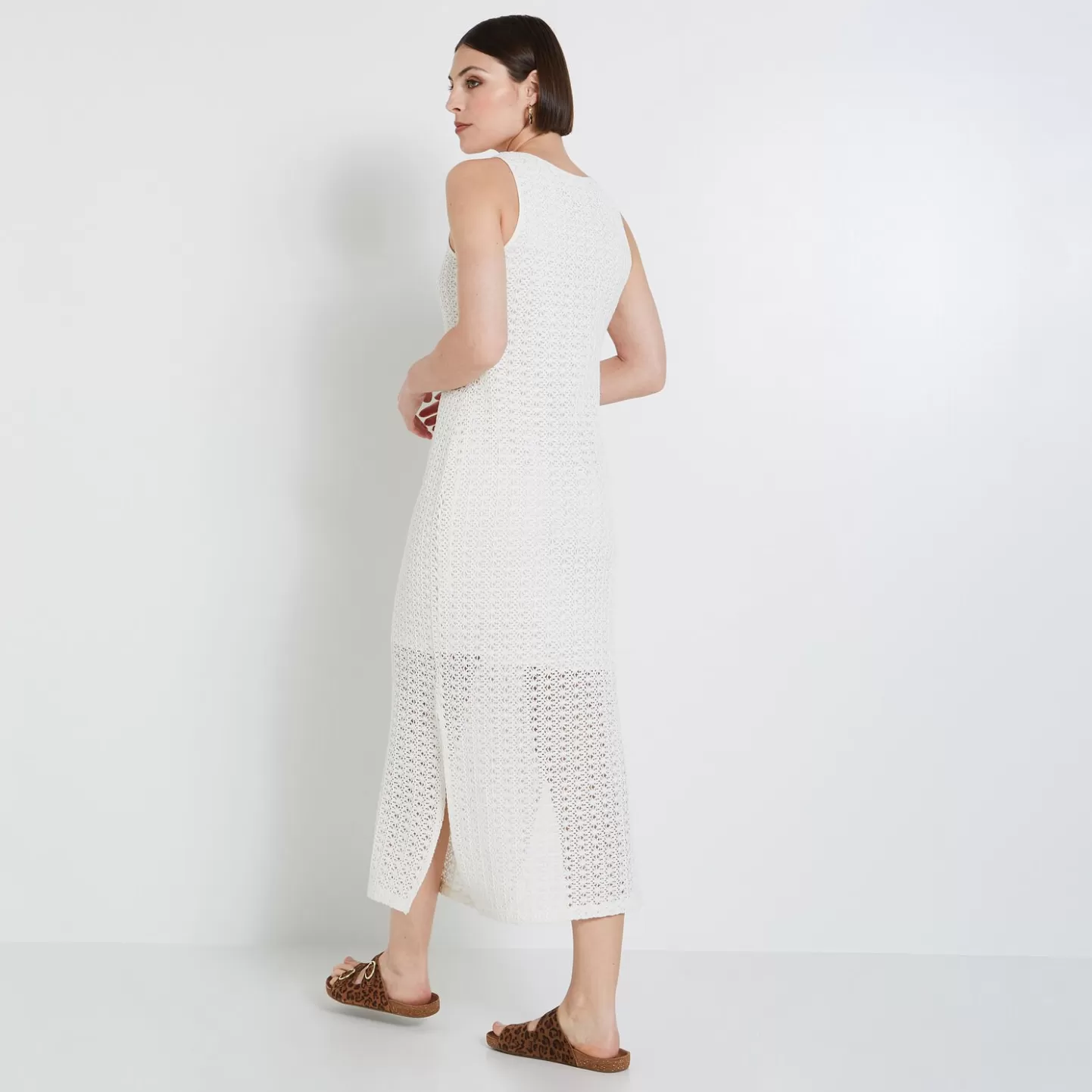 Grain de Malice Robe Longue Crochet Femme- Robes