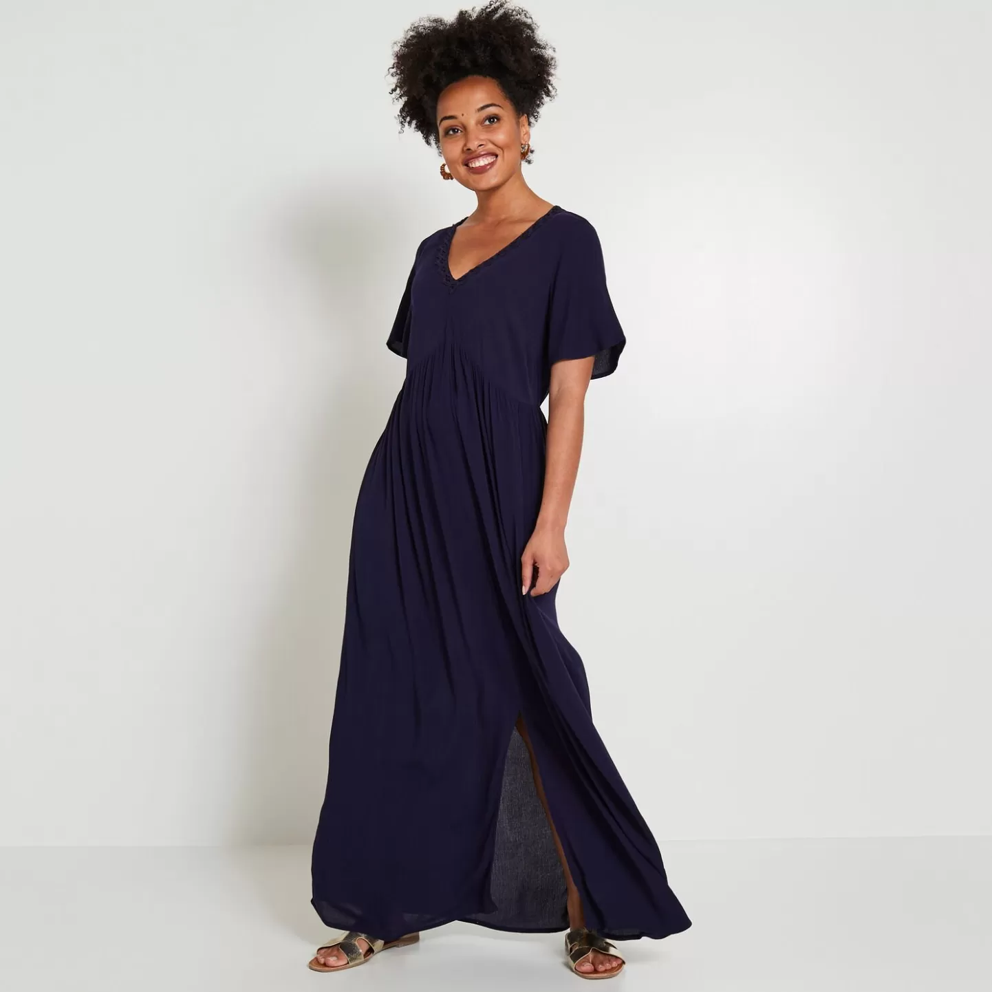 Grain de Malice Robe Longue Femme- Robes