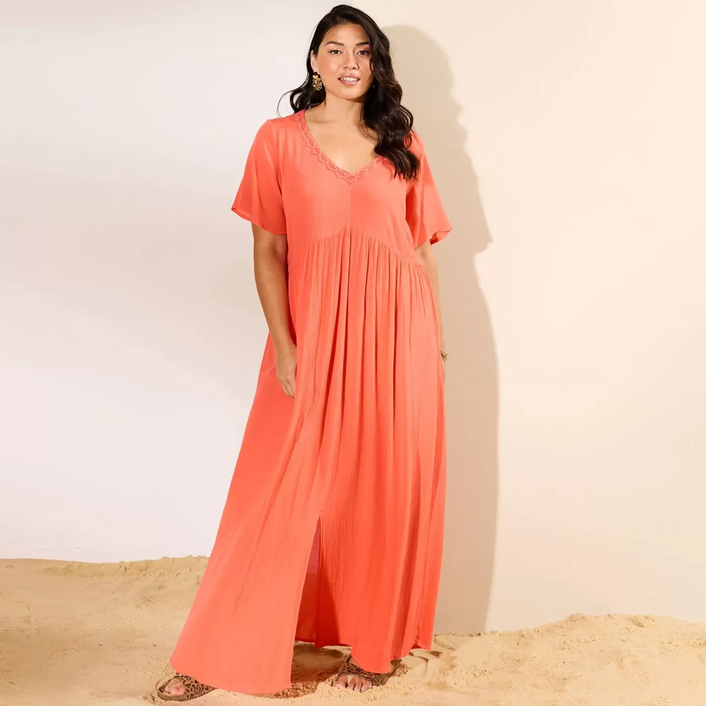 Grain de Malice Robe Longue Femme- Robes