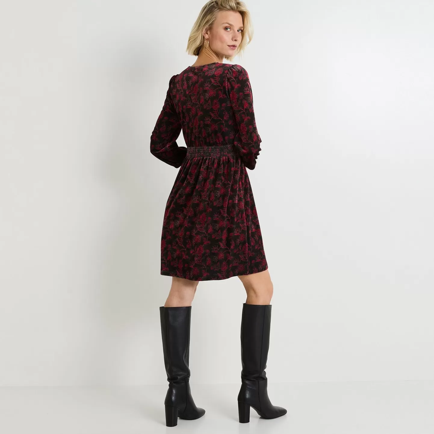 Grain de Malice Robe Manches 3/4 Femme- Robes
