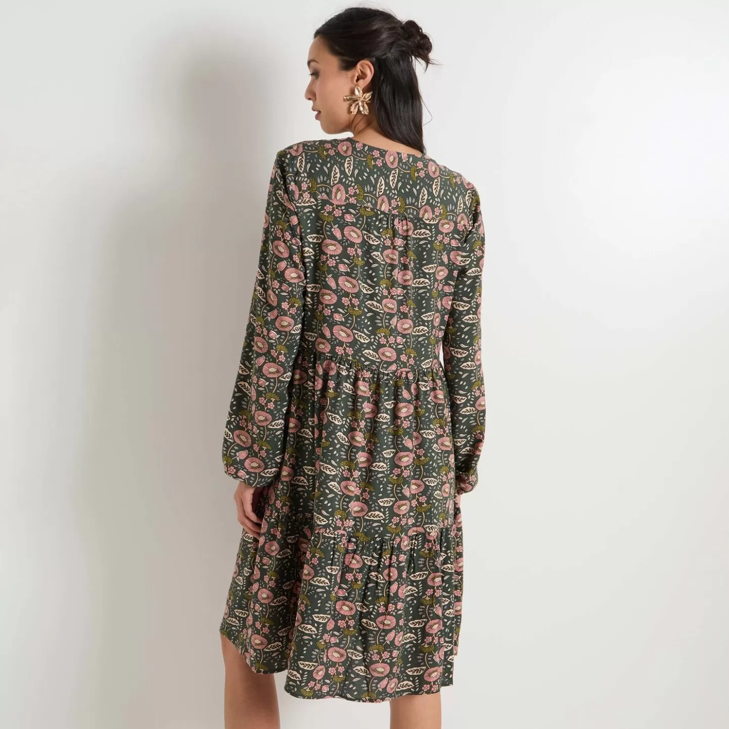 Grain de Malice Robe Manches Longues Femme- Robes