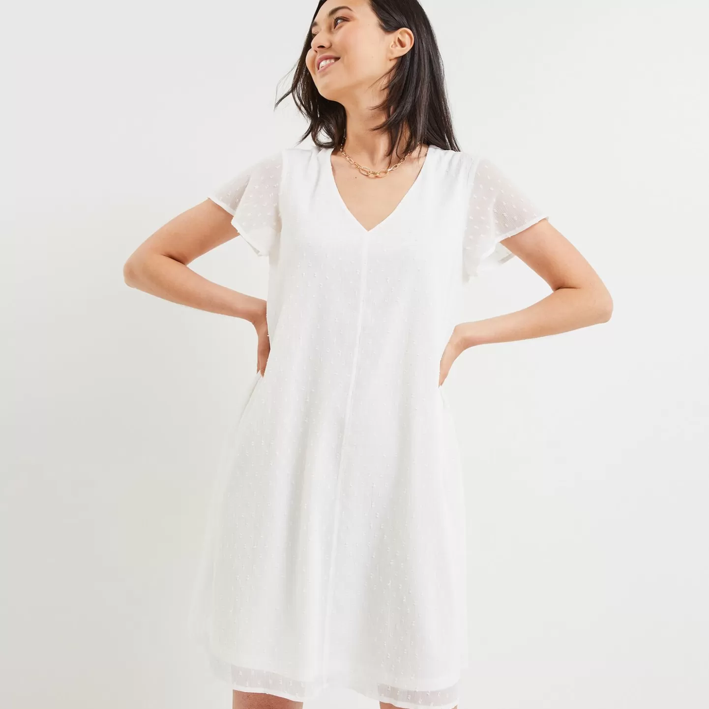 Grain de Malice Robe Plumetis Femme- Robes