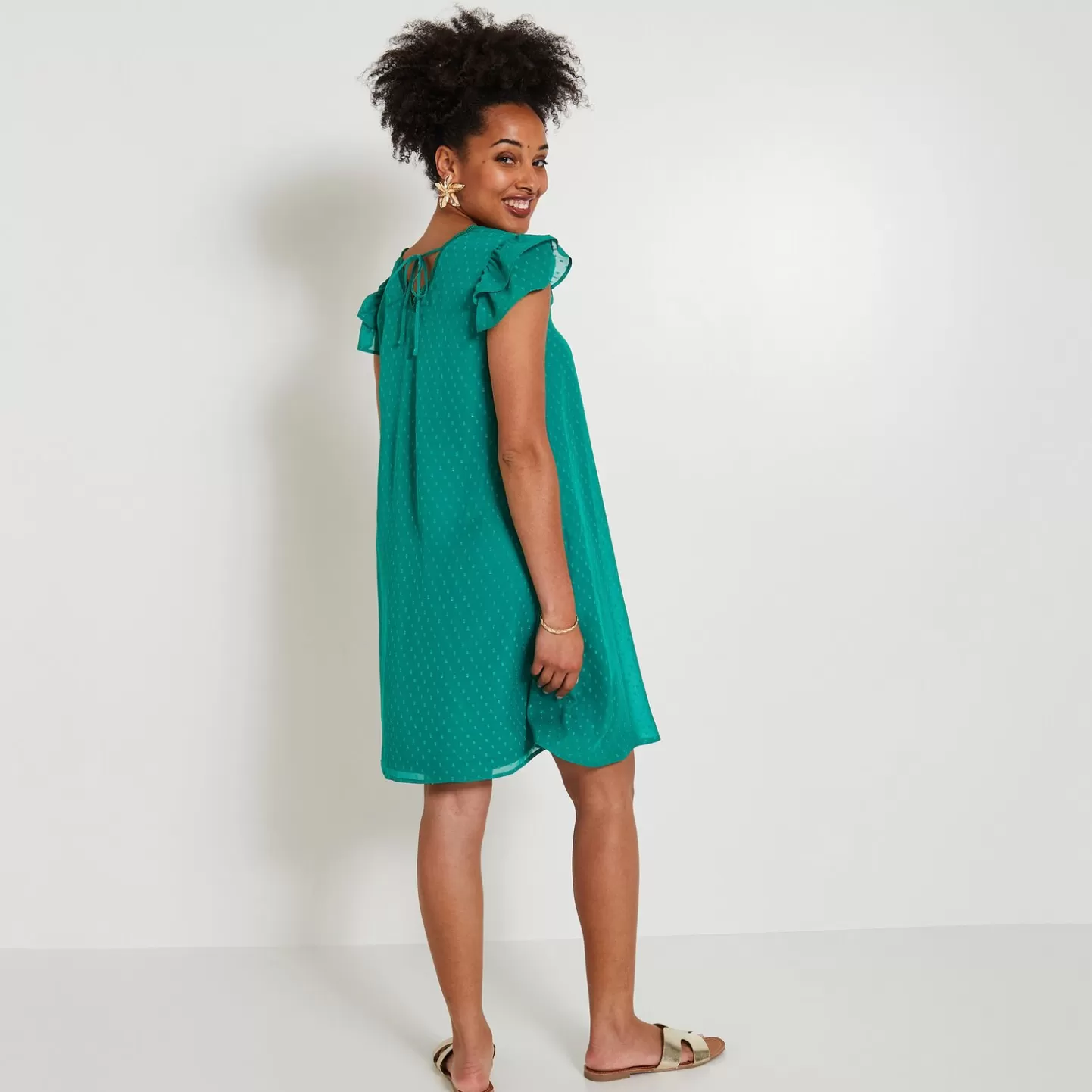 Grain de Malice Robe Plumetis Femme- Robes