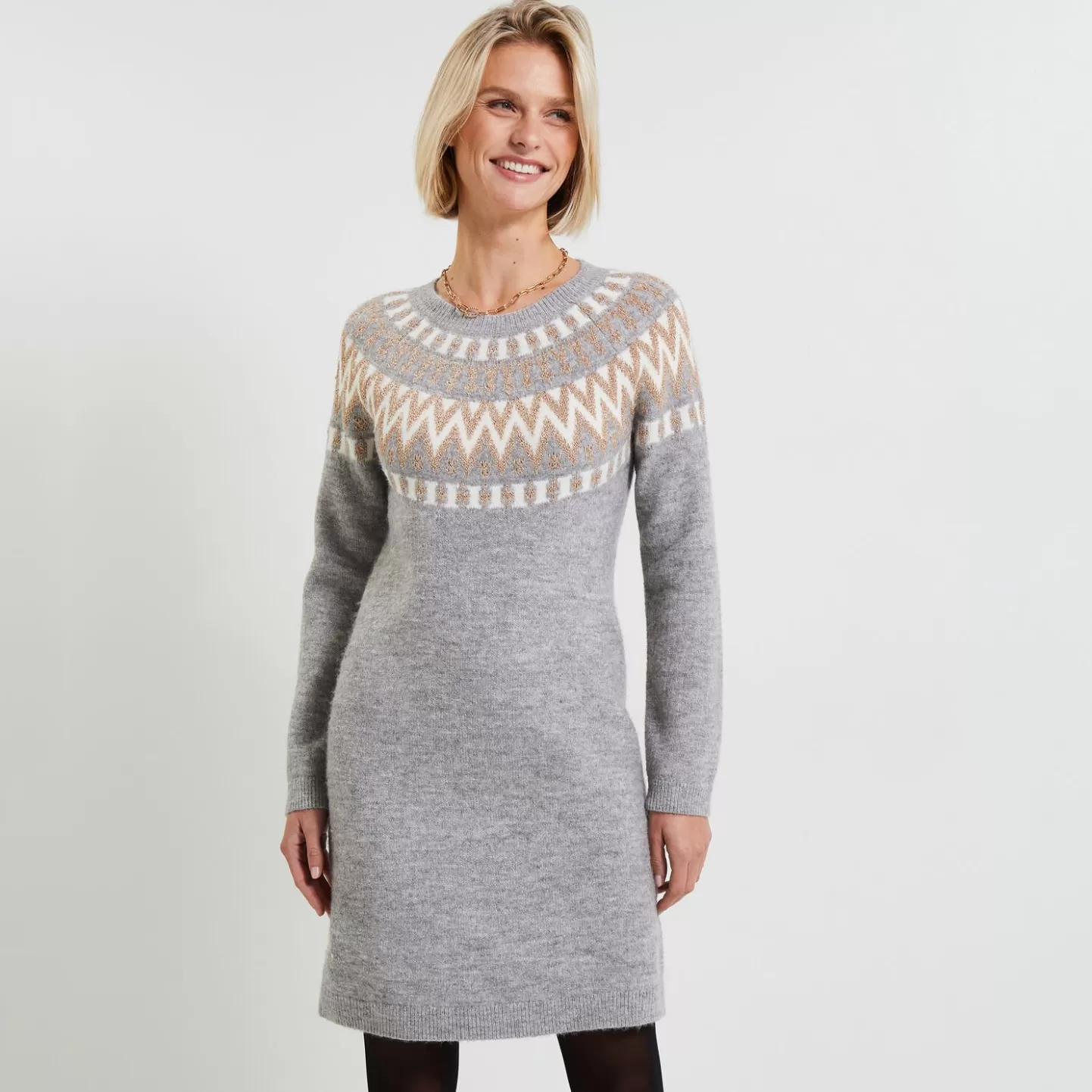 Grain de Malice Robe Pull Femme- Robes