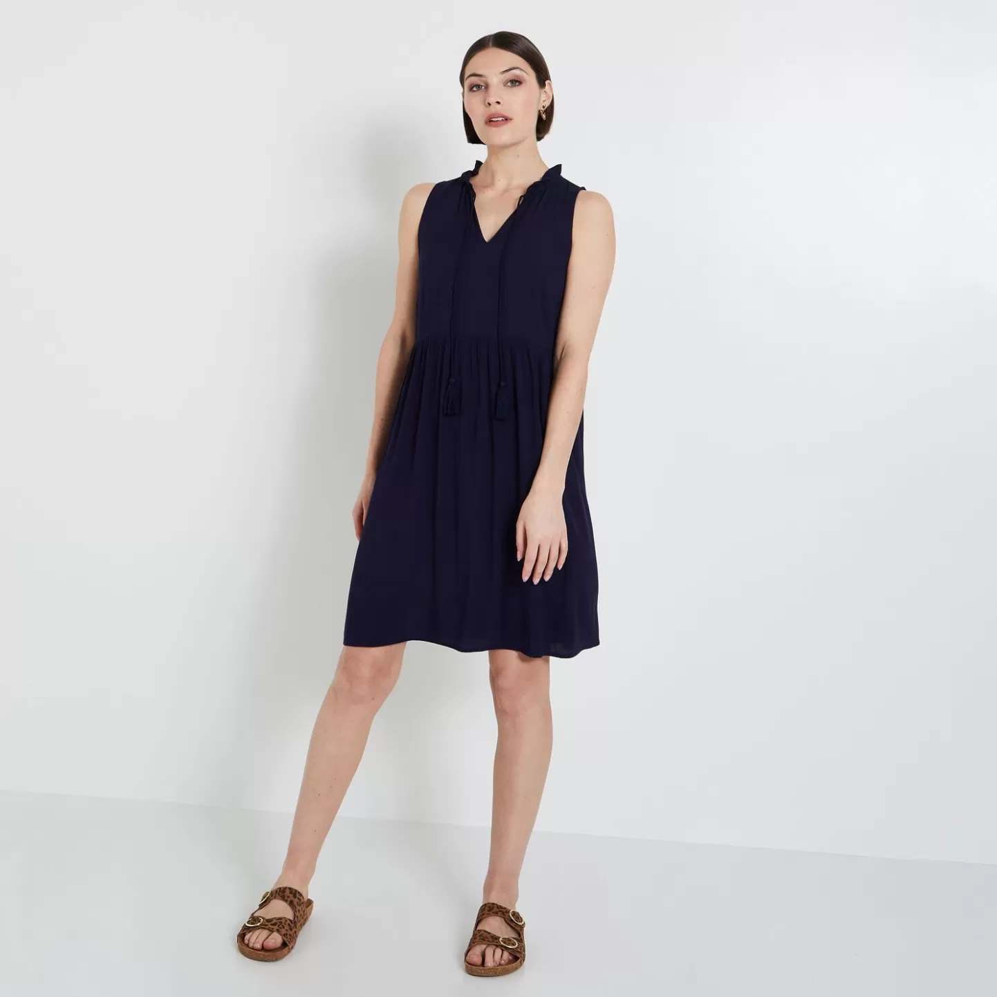 Grain de Malice Robe Sans Manches Femme- Robes