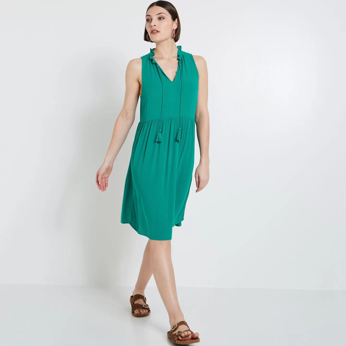 Grain de Malice Robe Sans Manches Femme- Robes