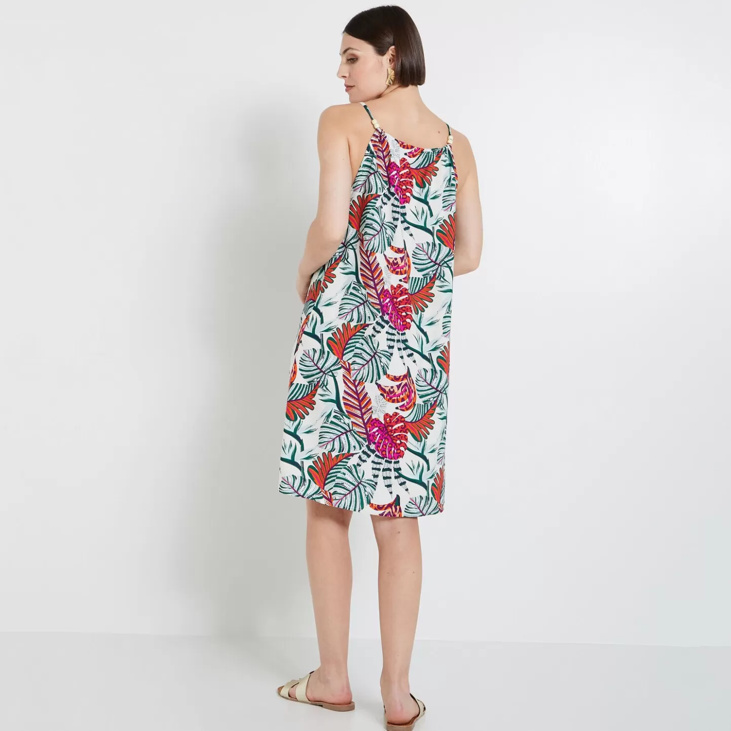 Grain de Malice Robe Suspendue Imprimée Femme- Robes
