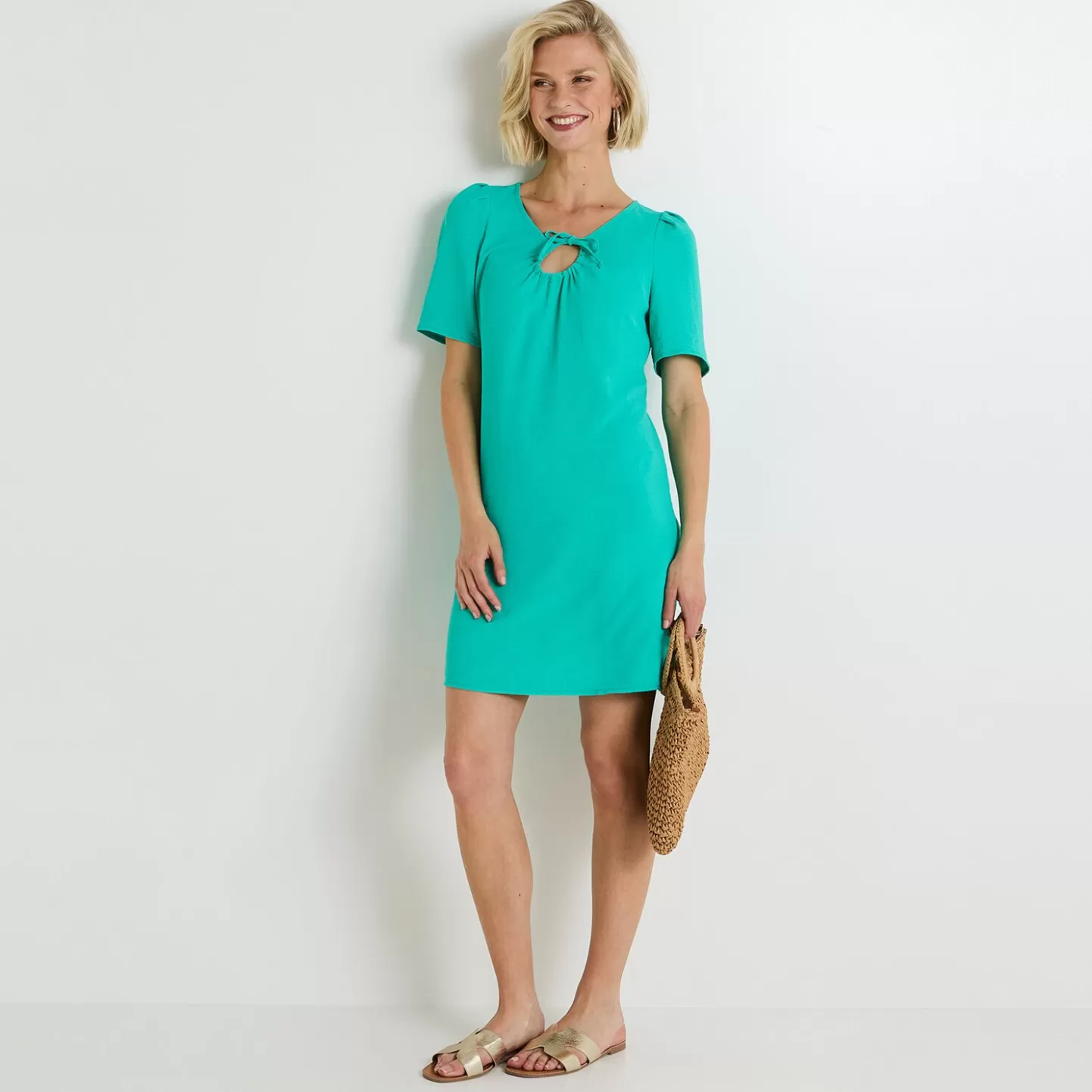 Grain de Malice Robe Unie Femme- Robes