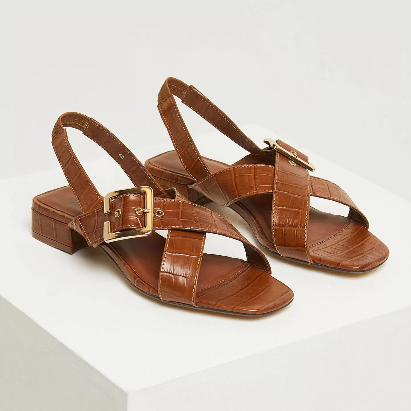 Grain de Malice Sandales En Cuir Femme- Chaussures