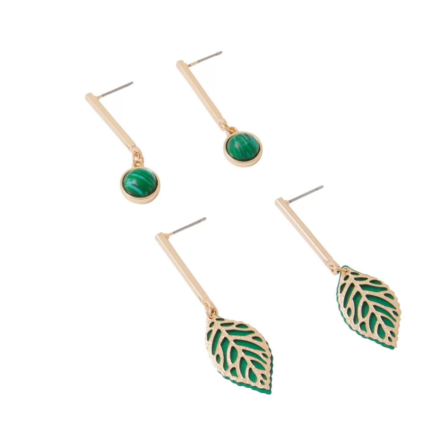 Grain de Malice Set De 2 Boucles D'oreilles Pendantes- Bijoux