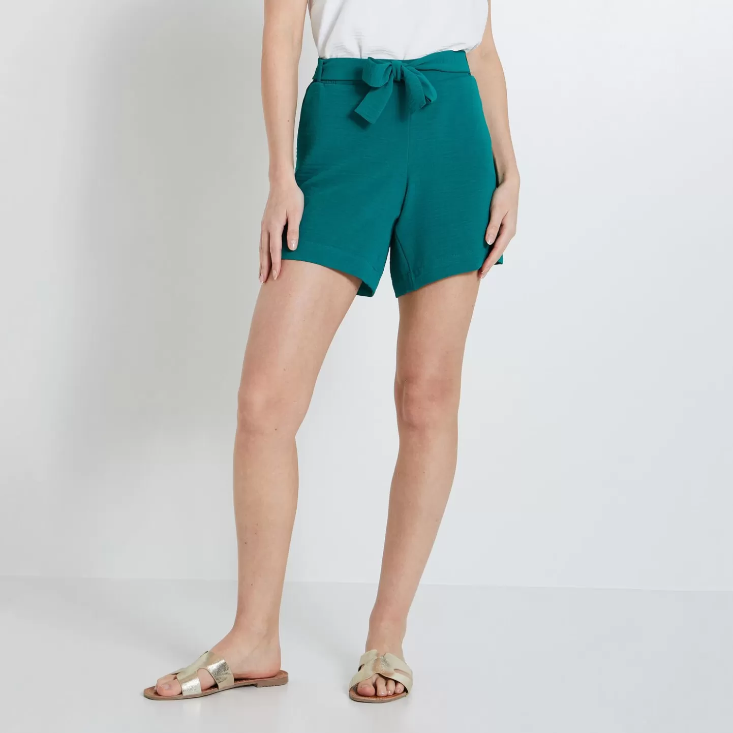 Grain de Malice Short Fluide Femme- Shorts | Pantalons