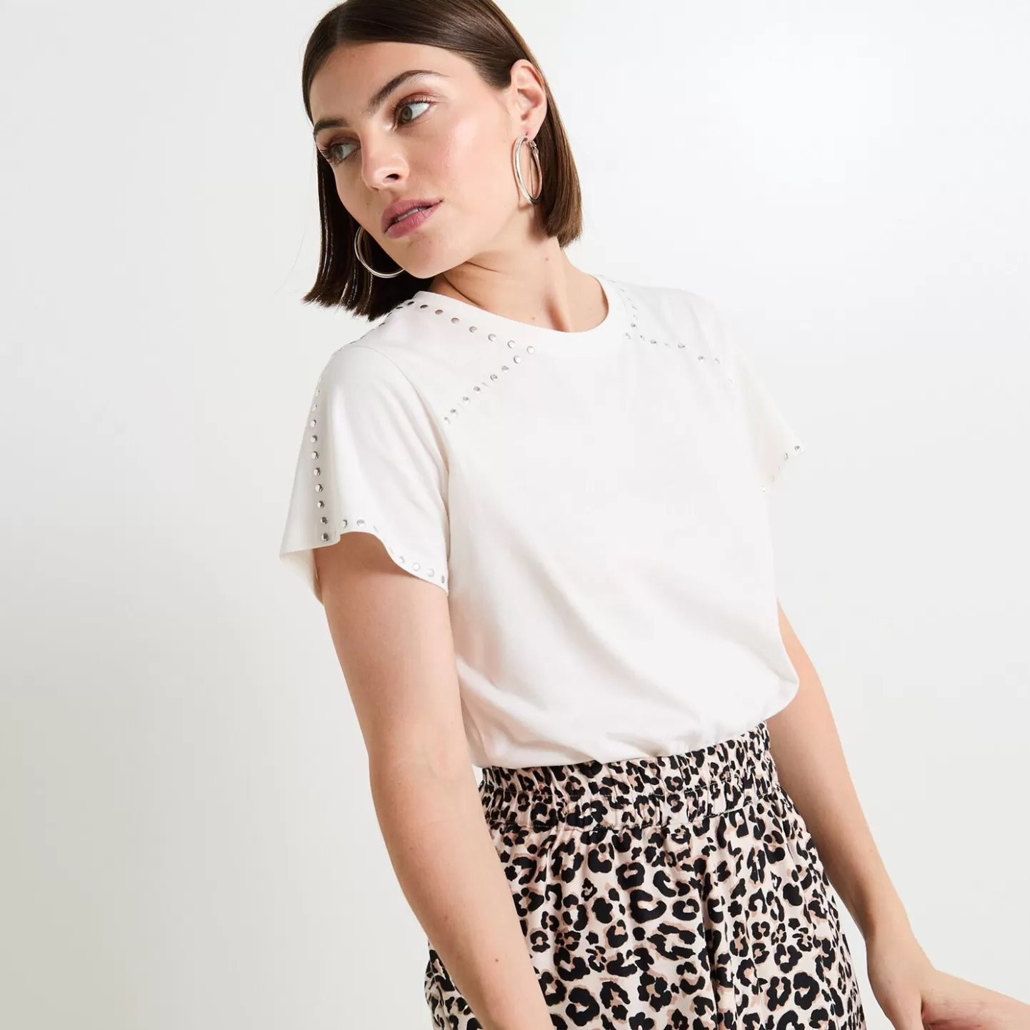 Grain de Malice T Shirt Col Rond Femme- T-Shirts & Tops