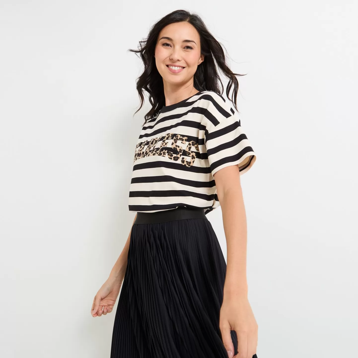 Grain de Malice T Shirt Col Rond Femme- T-Shirts & Tops