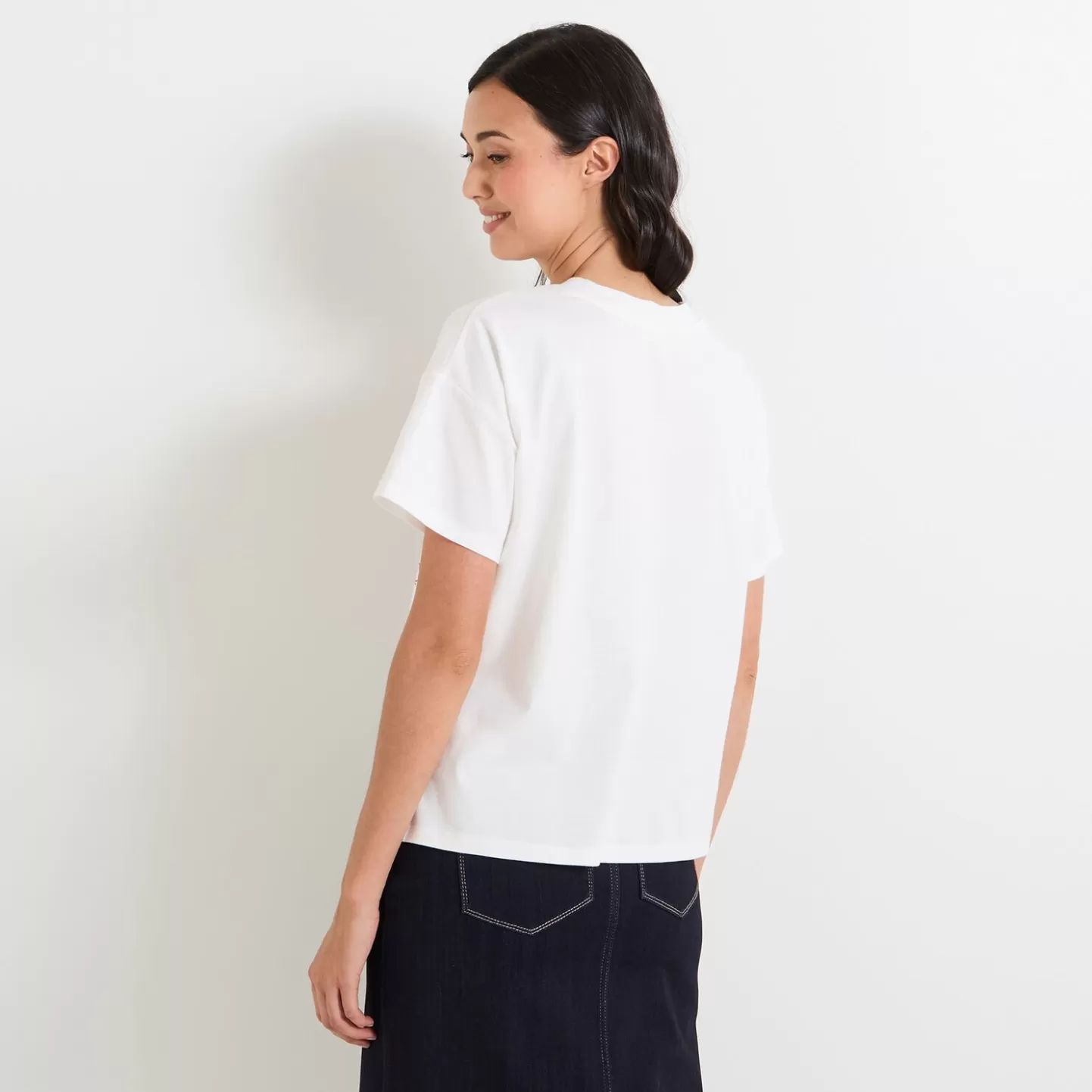 Grain de Malice T Shirt Col Rond Femme- T-Shirts & Tops