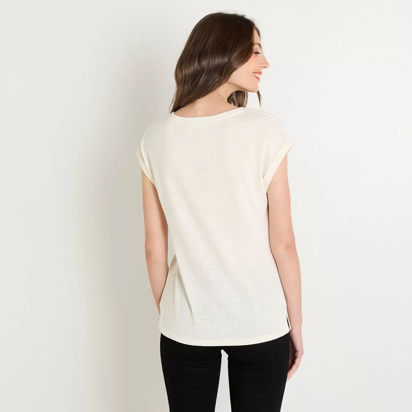 Grain de Malice T Shirt Col Rond Femme- T-Shirts & Tops