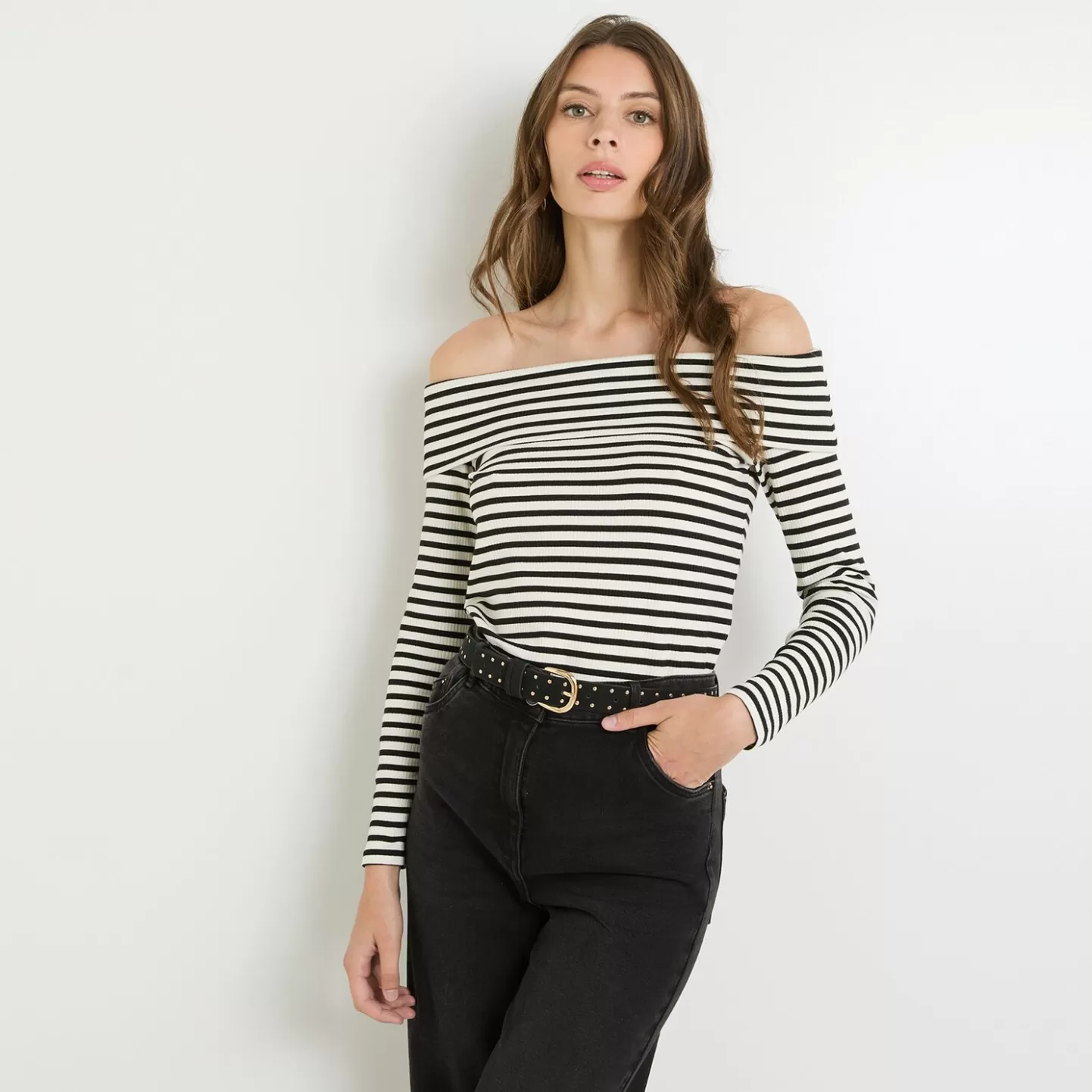 Grain de Malice T Shirt Manches Longues Femme- T-Shirts & Tops