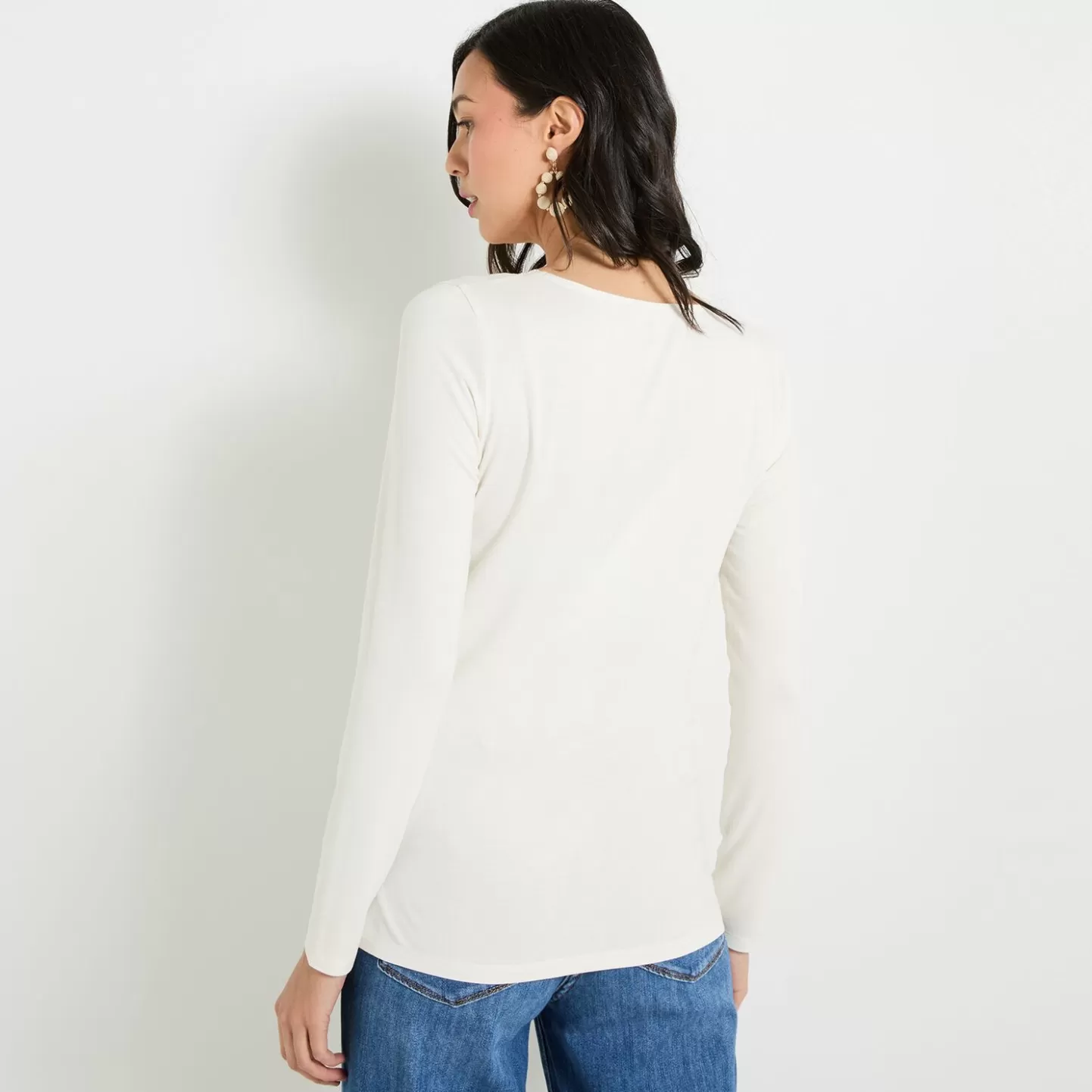 Grain de Malice T Shirt Manches Longues Femme- T-Shirts & Tops
